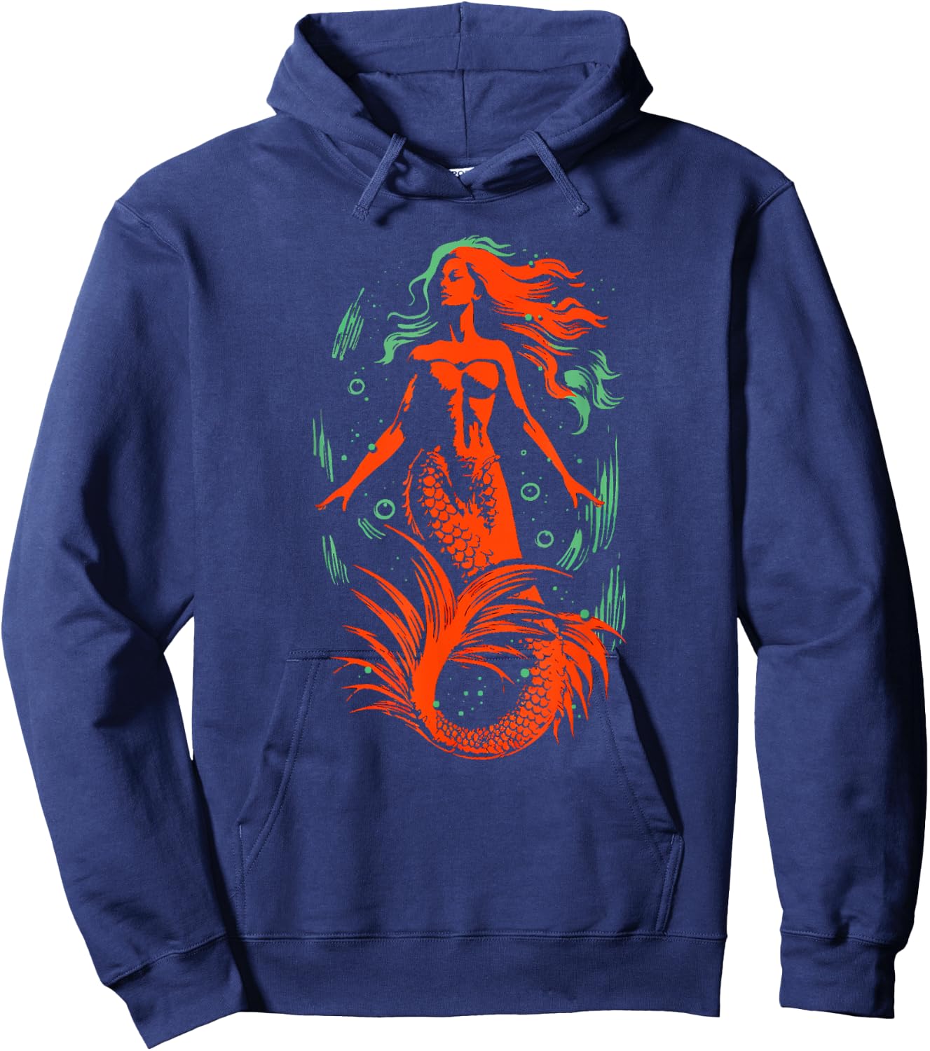 Mermaid Ocean Siren Hoodie - Hoodie | Navy