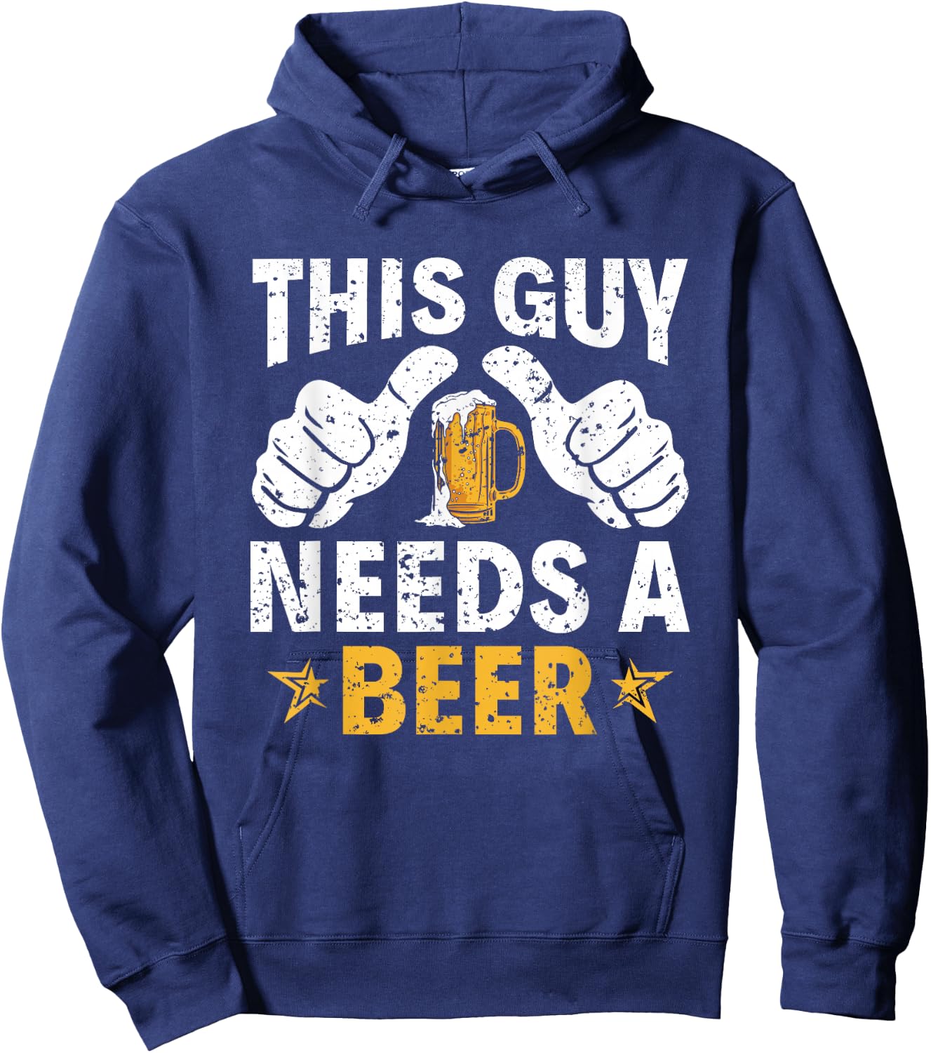 This Type Needs a Beer Funny Beer Drinker Hoodie - Hoodie | Navy