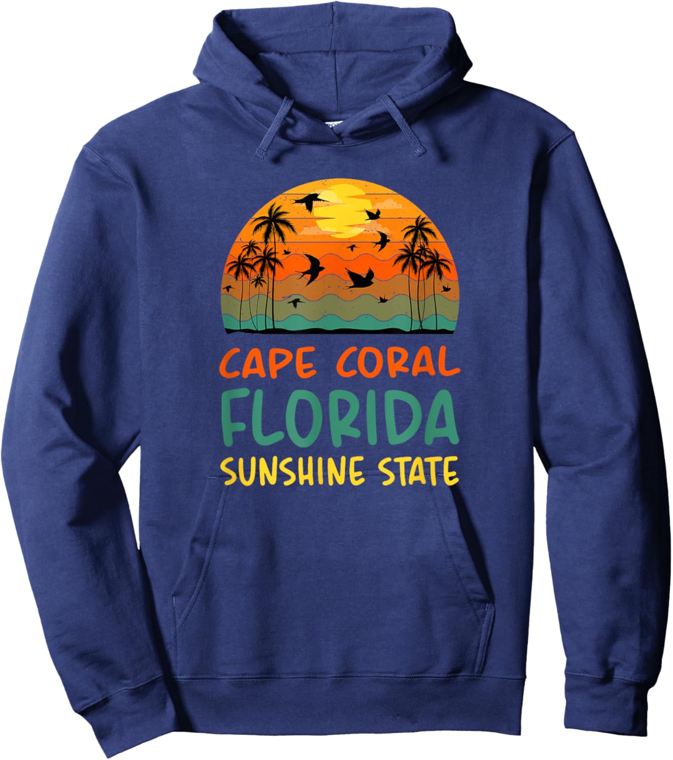 Cape Coral Florida Hoodie - Hoodie | Navy