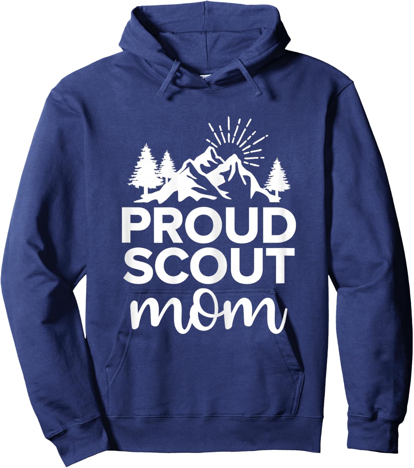 Camping Mother Proud Scout Mom Hoodie - Hoodie | Navy