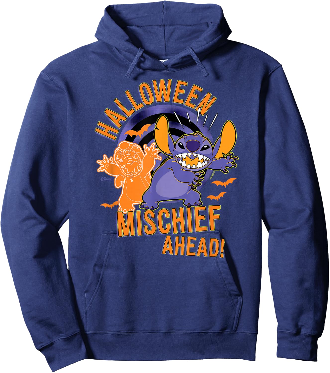 Lilo & Stitch - Halloween Mischief Ahead Hoodie - Hoodie | Navy