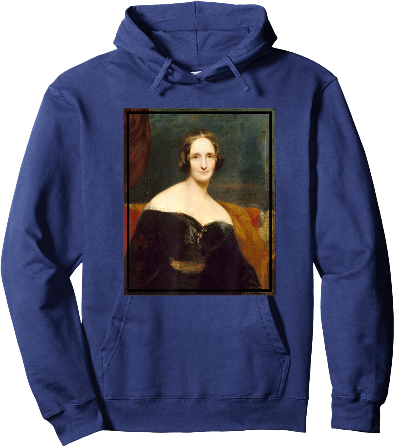 Mary Shelley Portrait Painting (1840) Hoodie - Hoodie | Navy