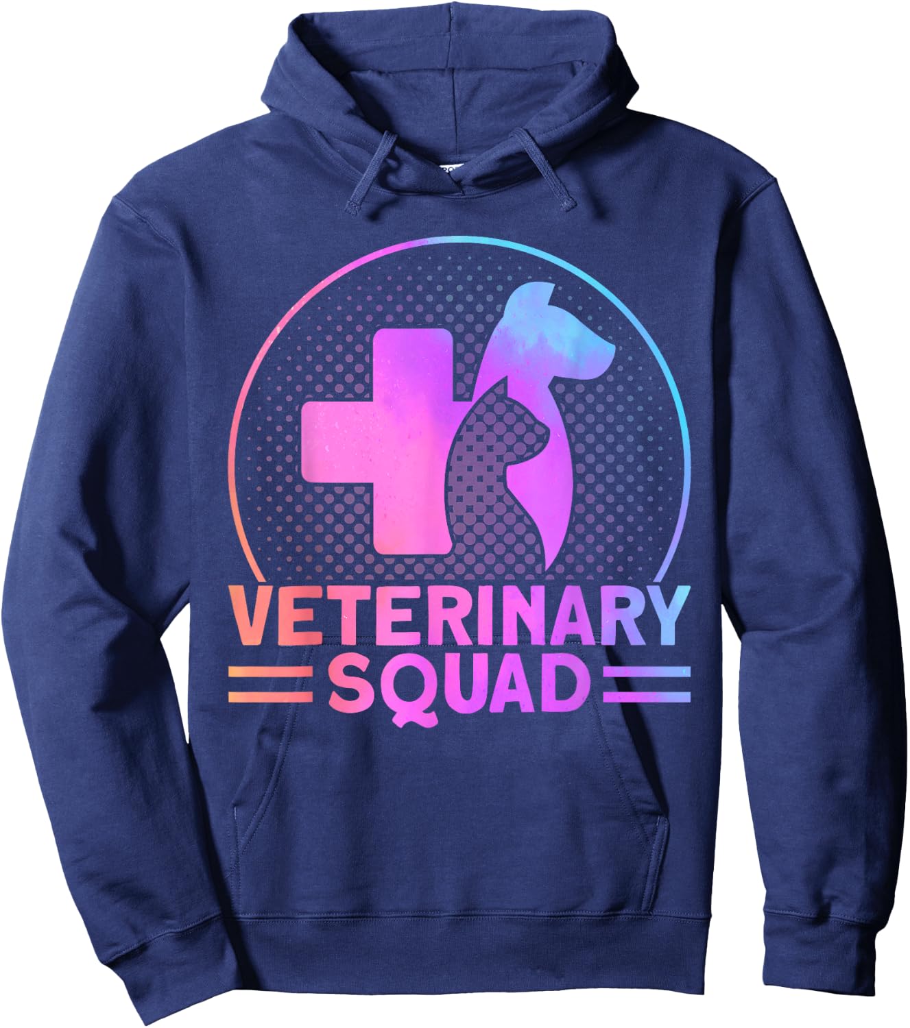Veterinarian Veterinary Squad Vet Assistant Hoodie - Hoodie | Navy
