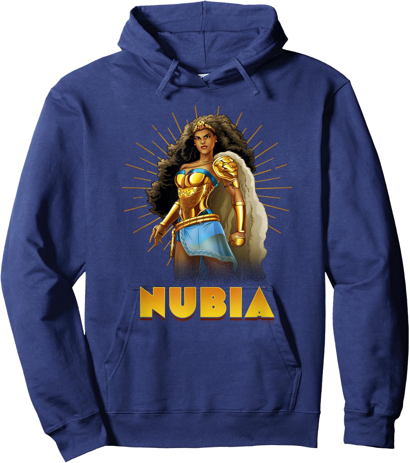 DC Comics Nubia Hero Pose Portrait Hoodie - Hoodie | Navy