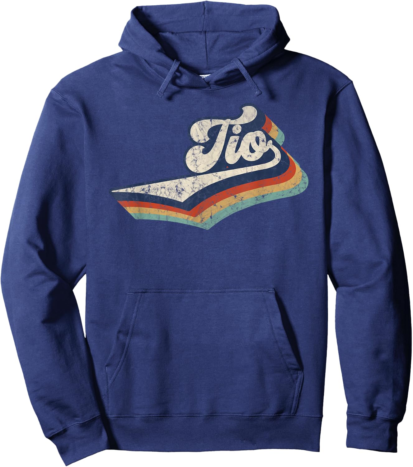 Retro Cute Tio Best Tio Ever Birthday Idea Hoodie - Hoodie | Navy
