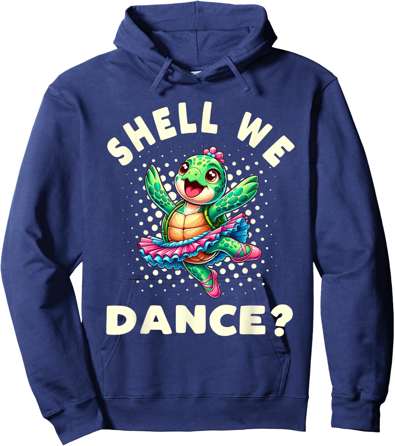 Ballet Dancer Turtle Ballerina Hoodie - Hoodie | Navy