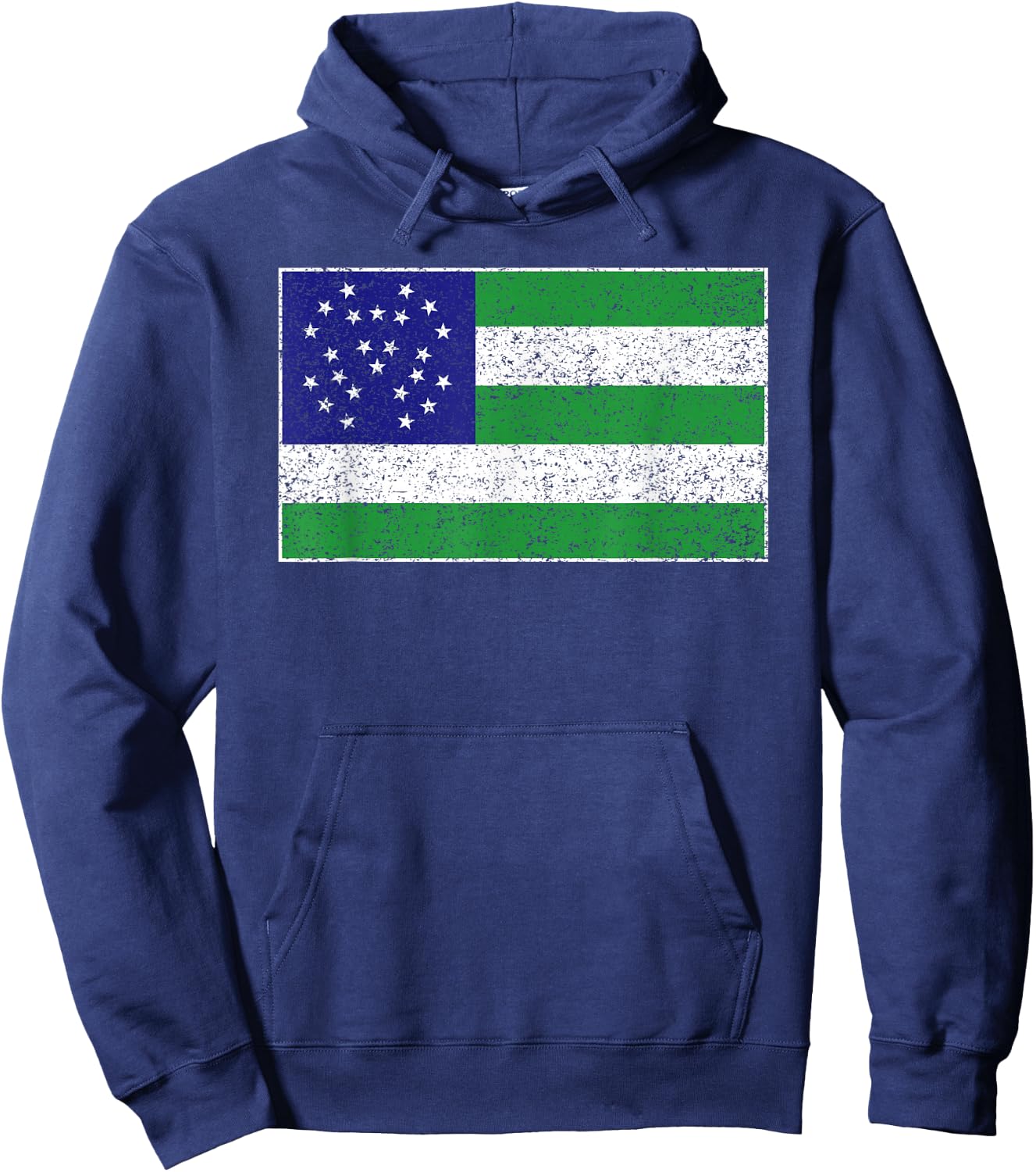 NYPD New York Police Department Flag Hoodie - Hoodie | Navy