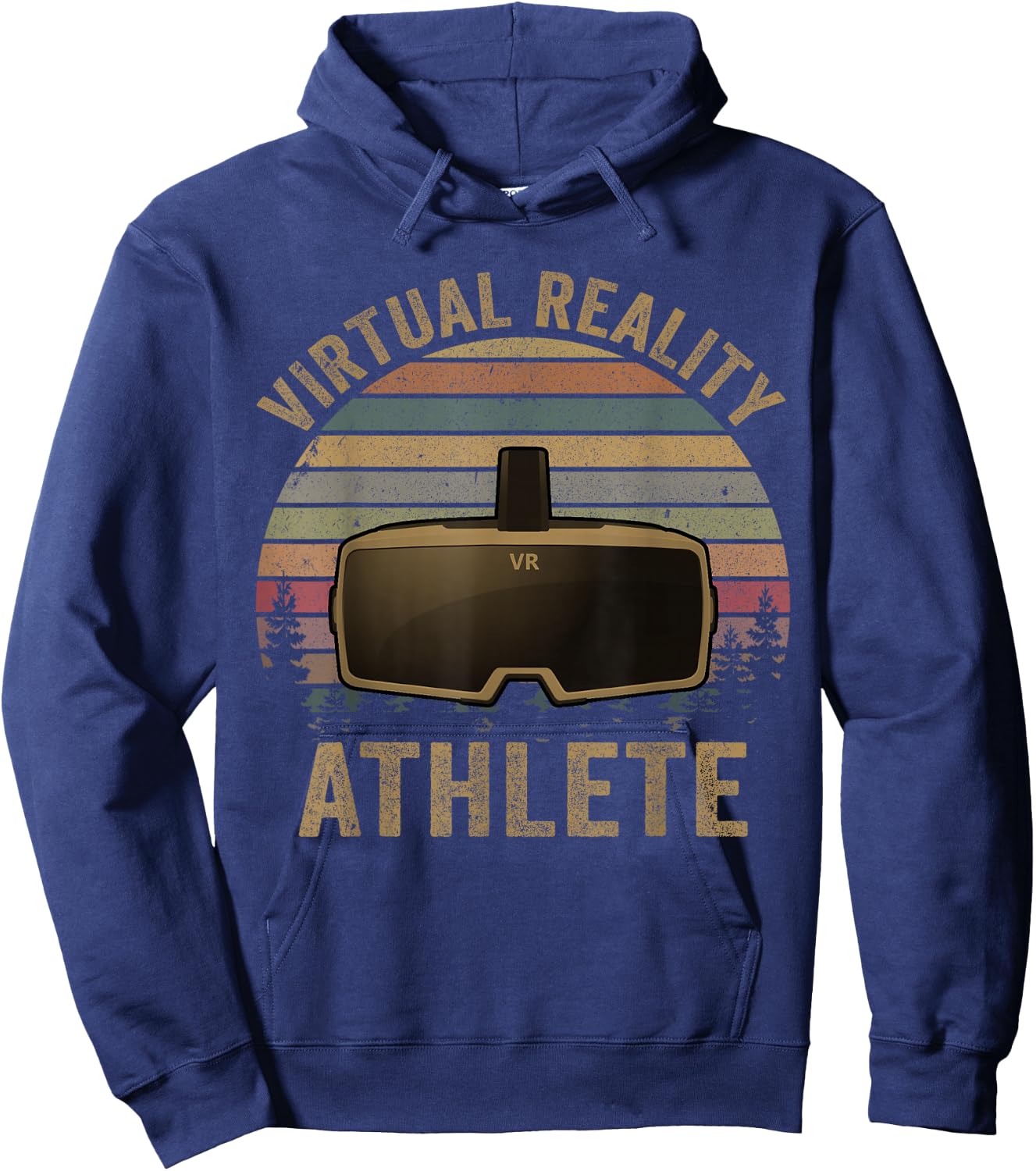 Virtual Reality ATHLETE for VR Gamers Hoodie - Hoodie | Navy