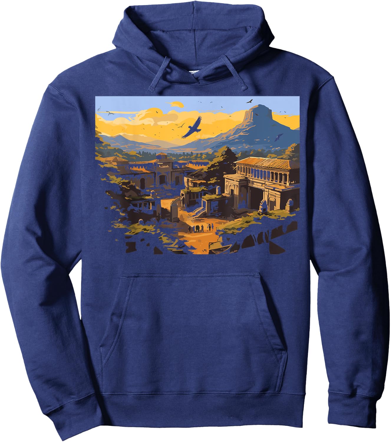 Pompeii History Travel I Love Roman Empire Hoodie - Hoodie | Navy