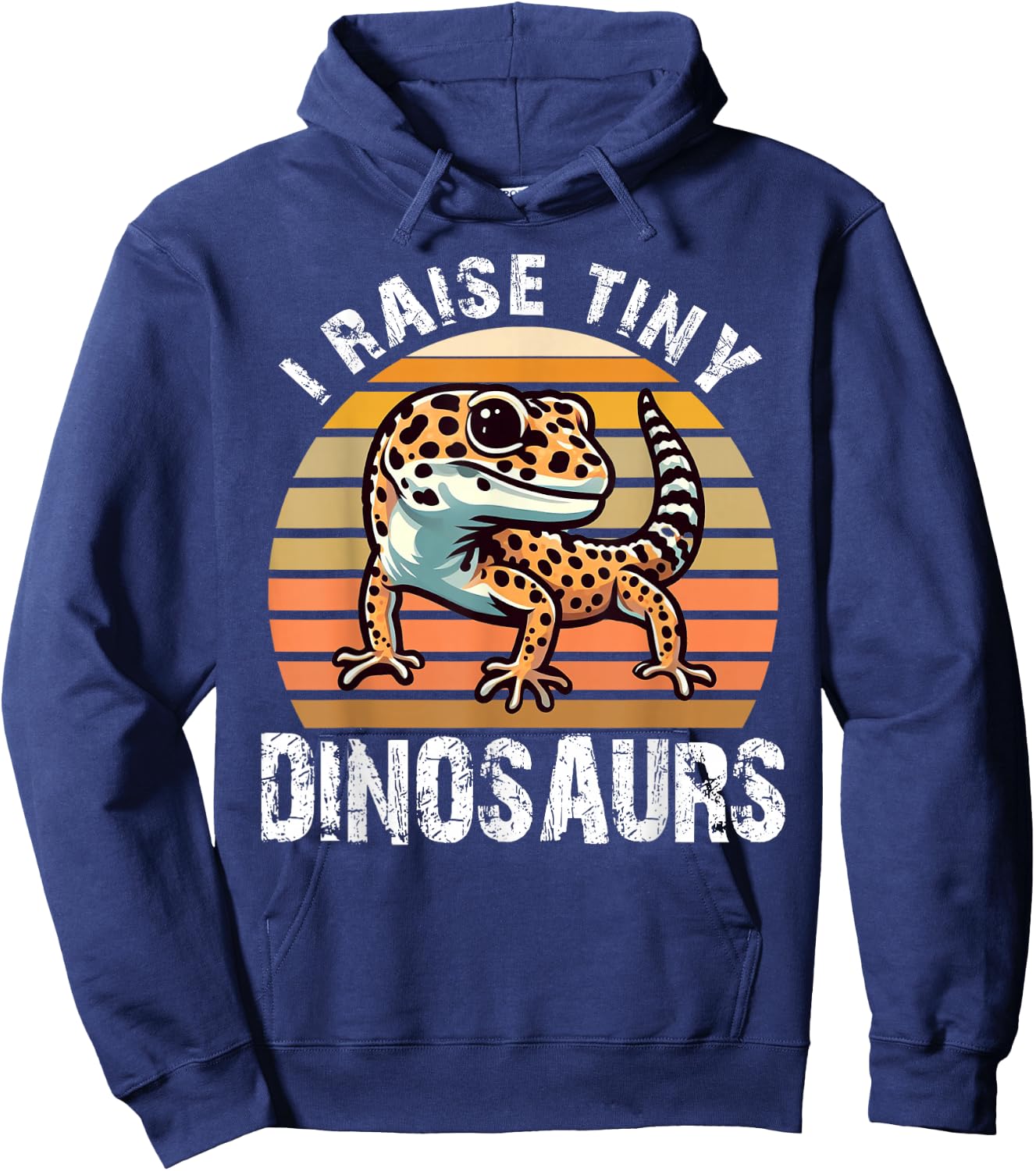 Leopard Gecko Kids Boys Youth Girls Men Hoodie - Hoodie | Navy