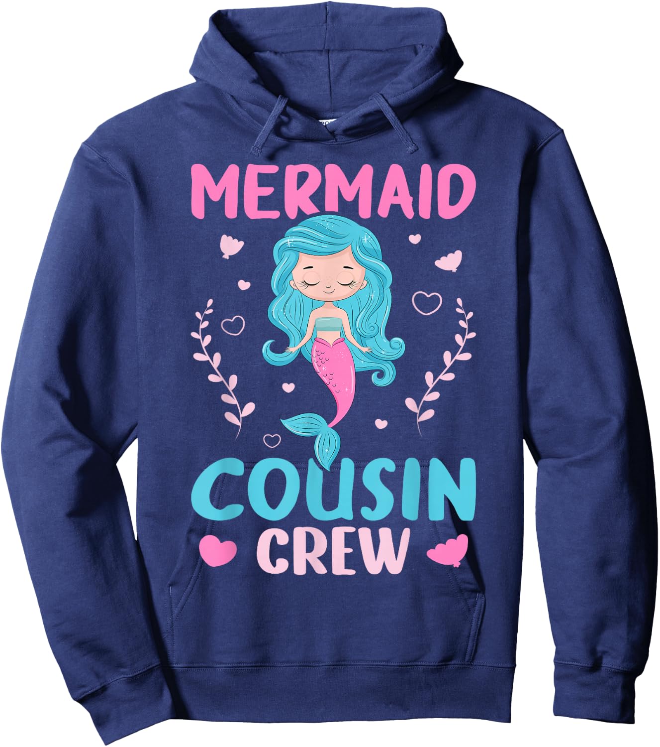 Mermaid Cousin Crew Hoodie - Hoodie | Navy