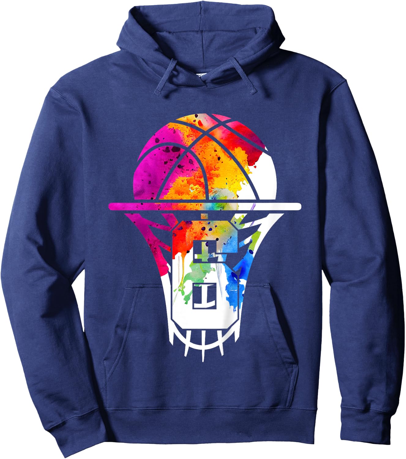 Kids 6 YEARS BASKETBALL 6TH BIRTHDAY Hoodie - Hoodie | Navy