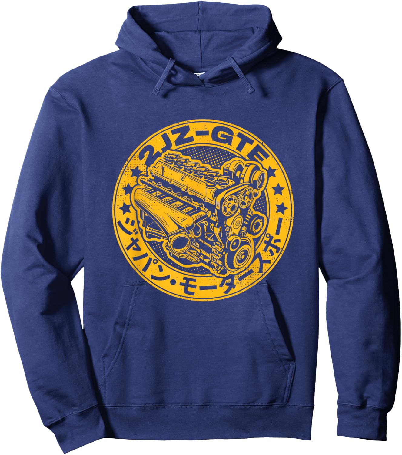 JDM Legend 2JZ GTE Japanese Drag Racing Hoodie - Hoodie | Navy