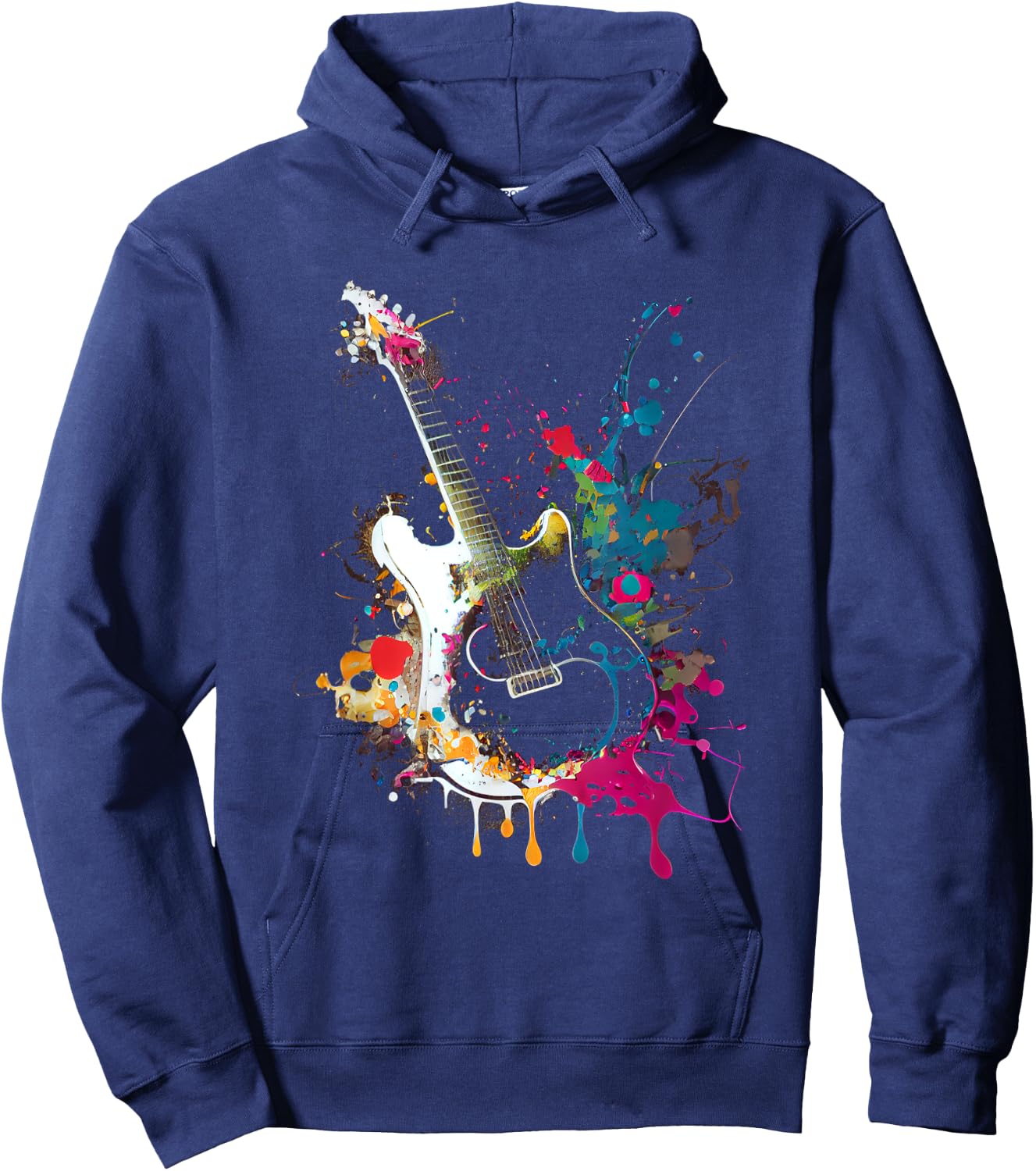 Guitars guitarists gift Hoodie - Hoodie | Navy