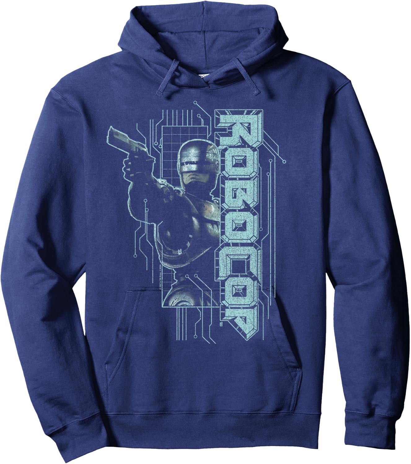 Robocop Murphy Split Hoodie - Hoodie | Navy