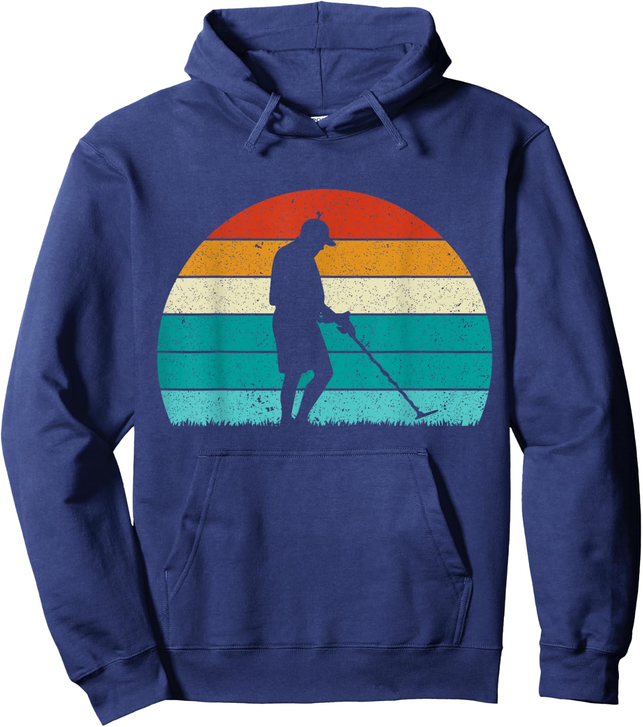 Metal Detecting Sunset Hoodie - Hoodie | Navy