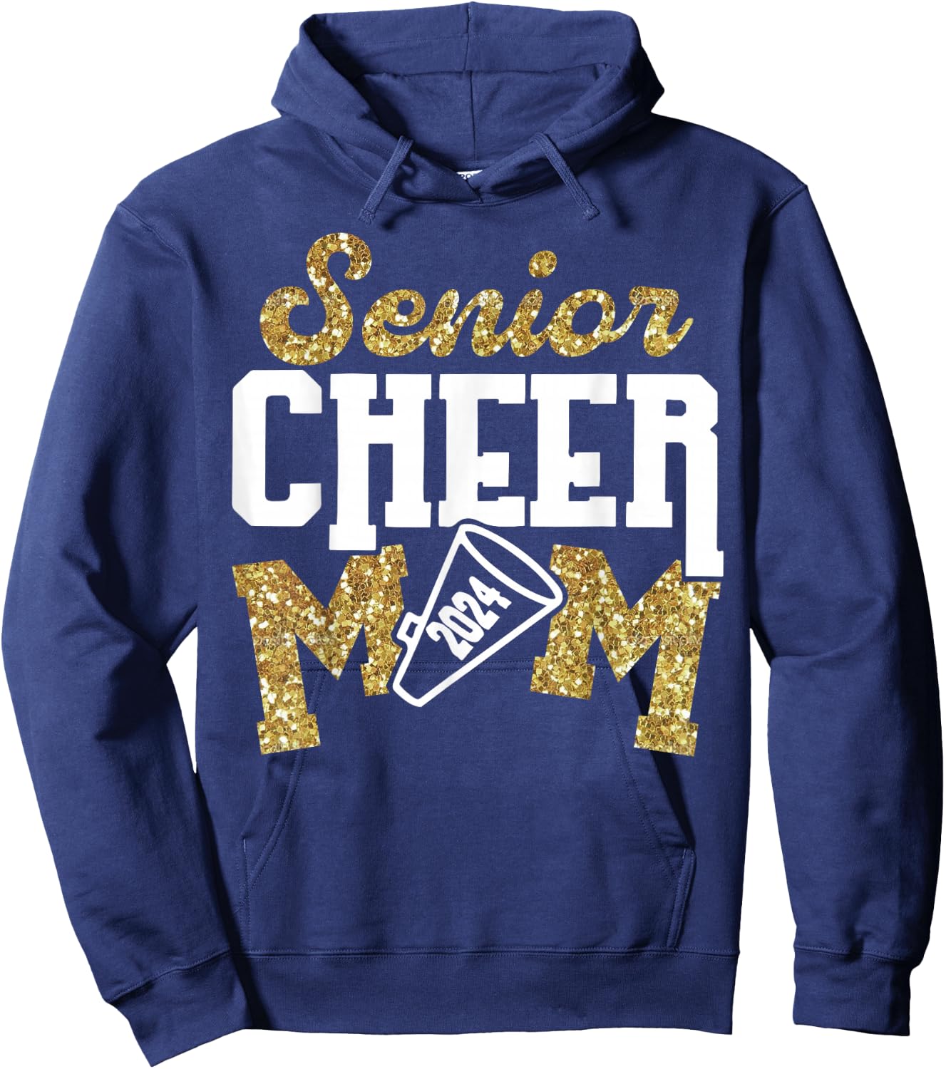 Senior Cheer Mom 2024 Class Of 2024 Hoodie - Hoodie | Navy