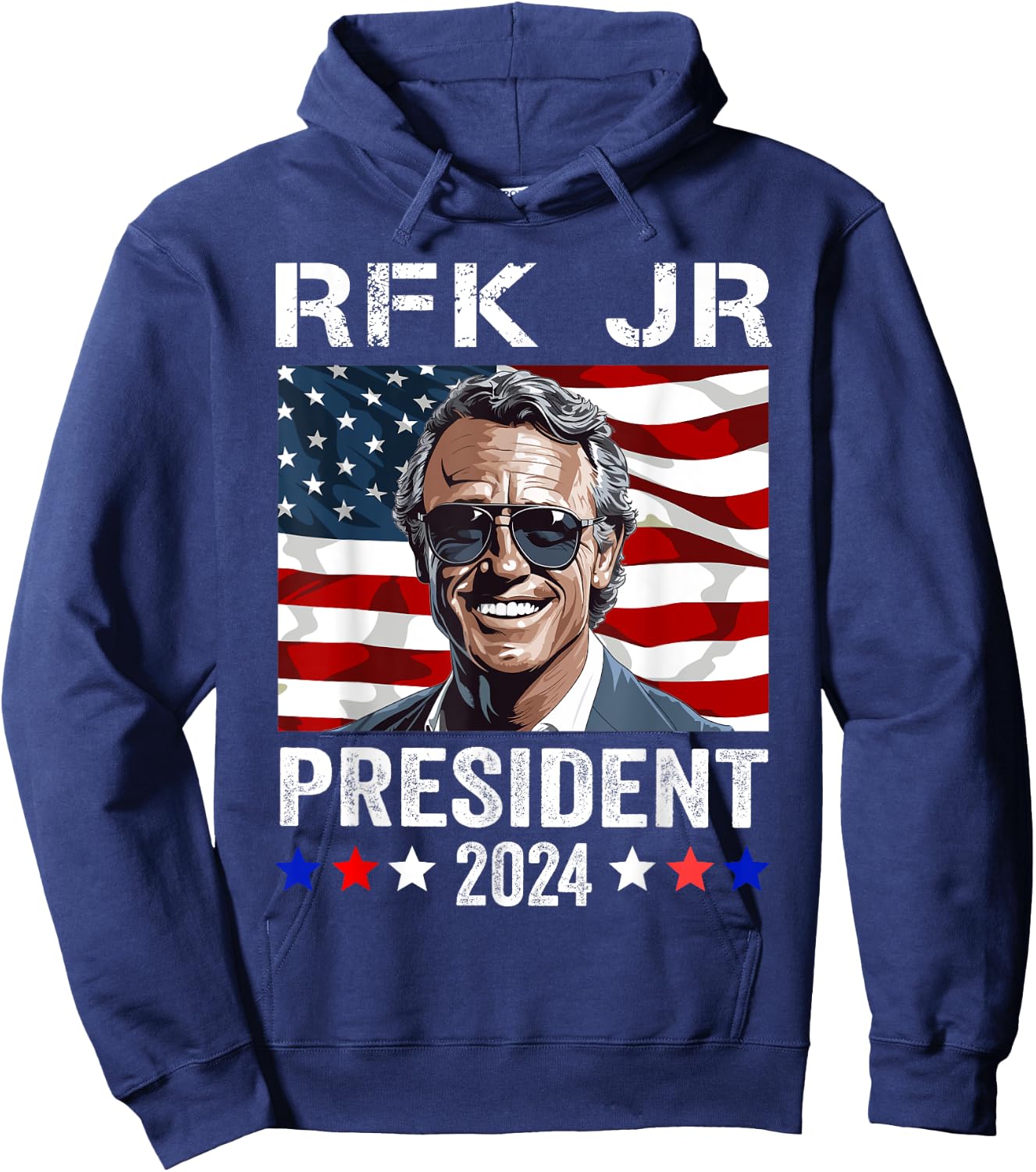 RFK JR For President 2024 Robert Kennedy Jr 24 Hoodie - Hoodie | Navy