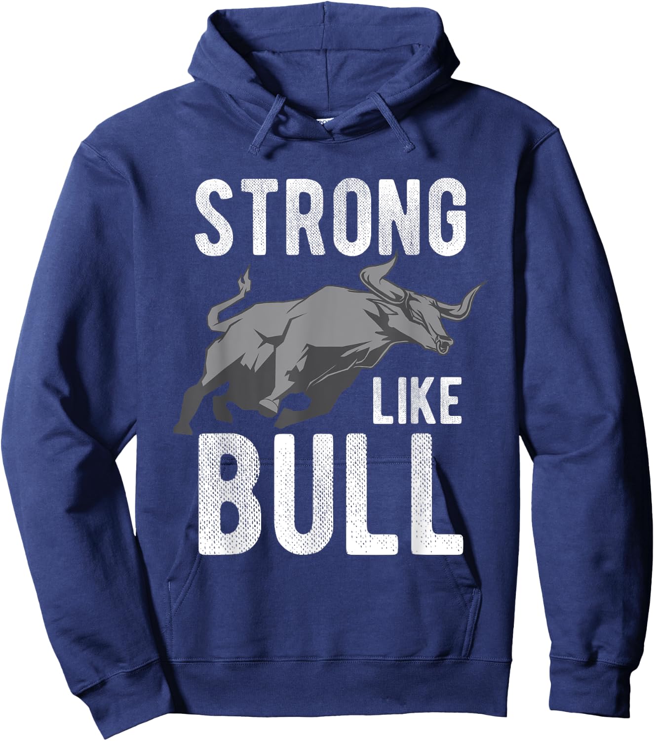 Strong Like A Bull Powerlifting Bodybuilding Hoodie - Hoodie | Navy
