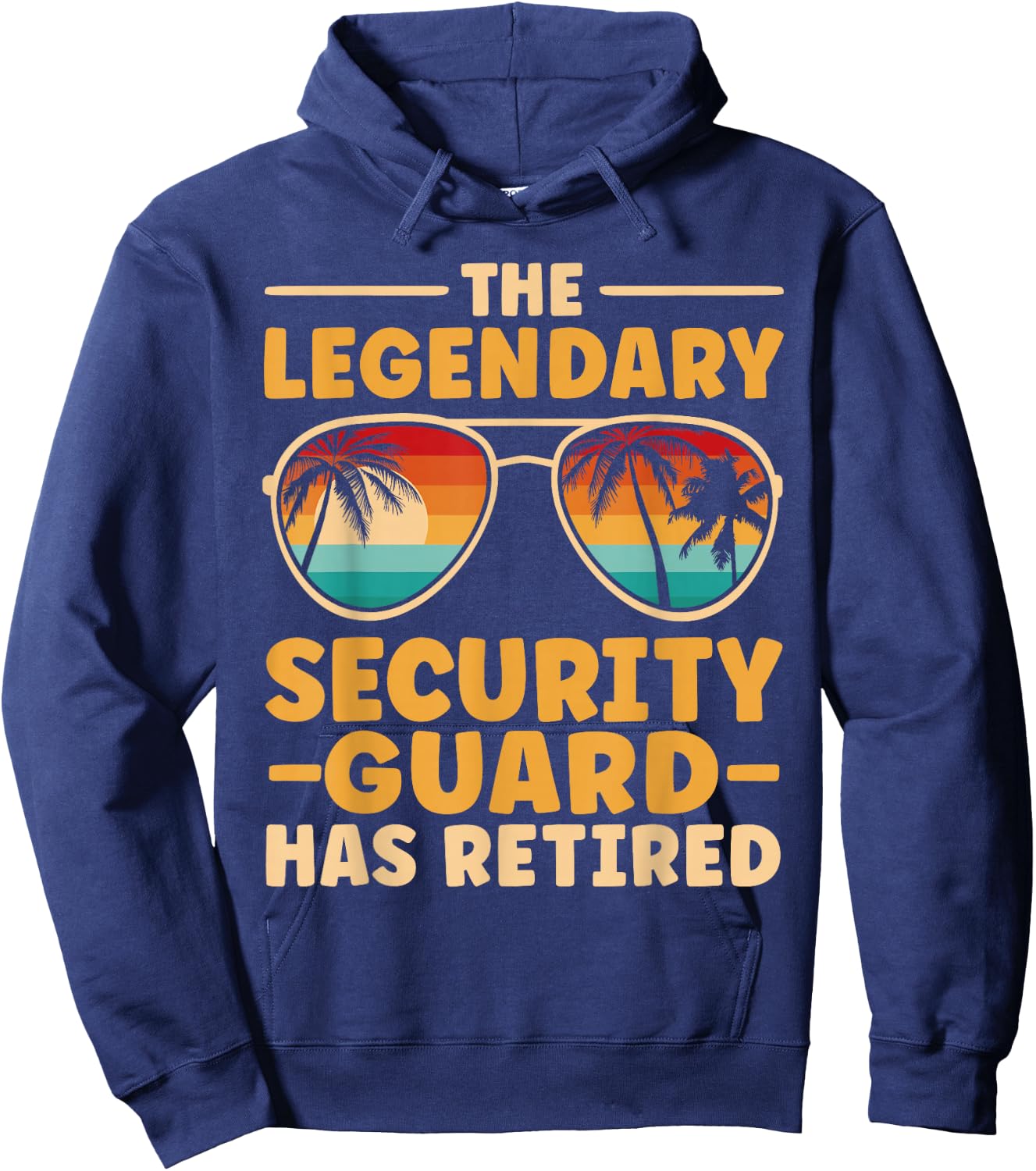 Retired Security Guard Retirement Hoodie - Hoodie | Navy