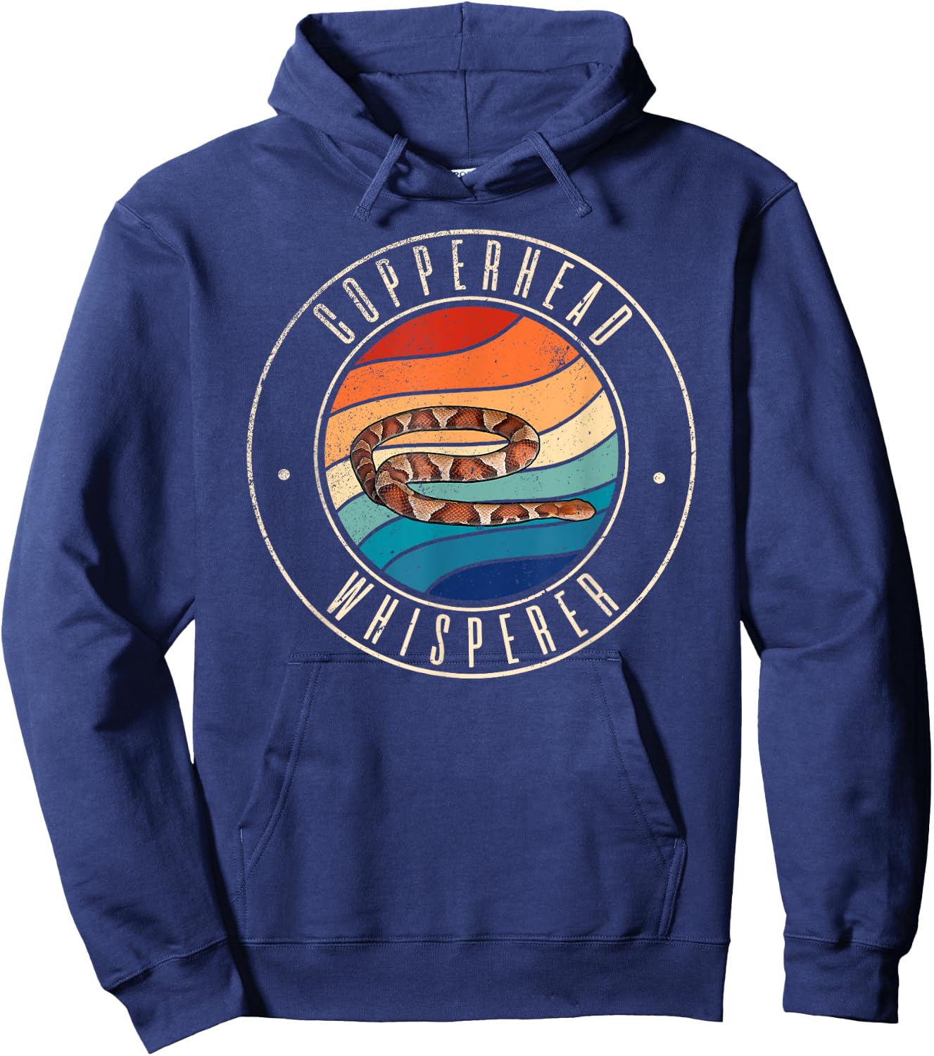 Copperhead Snake Whisperer Hoodie - Hoodie | Navy