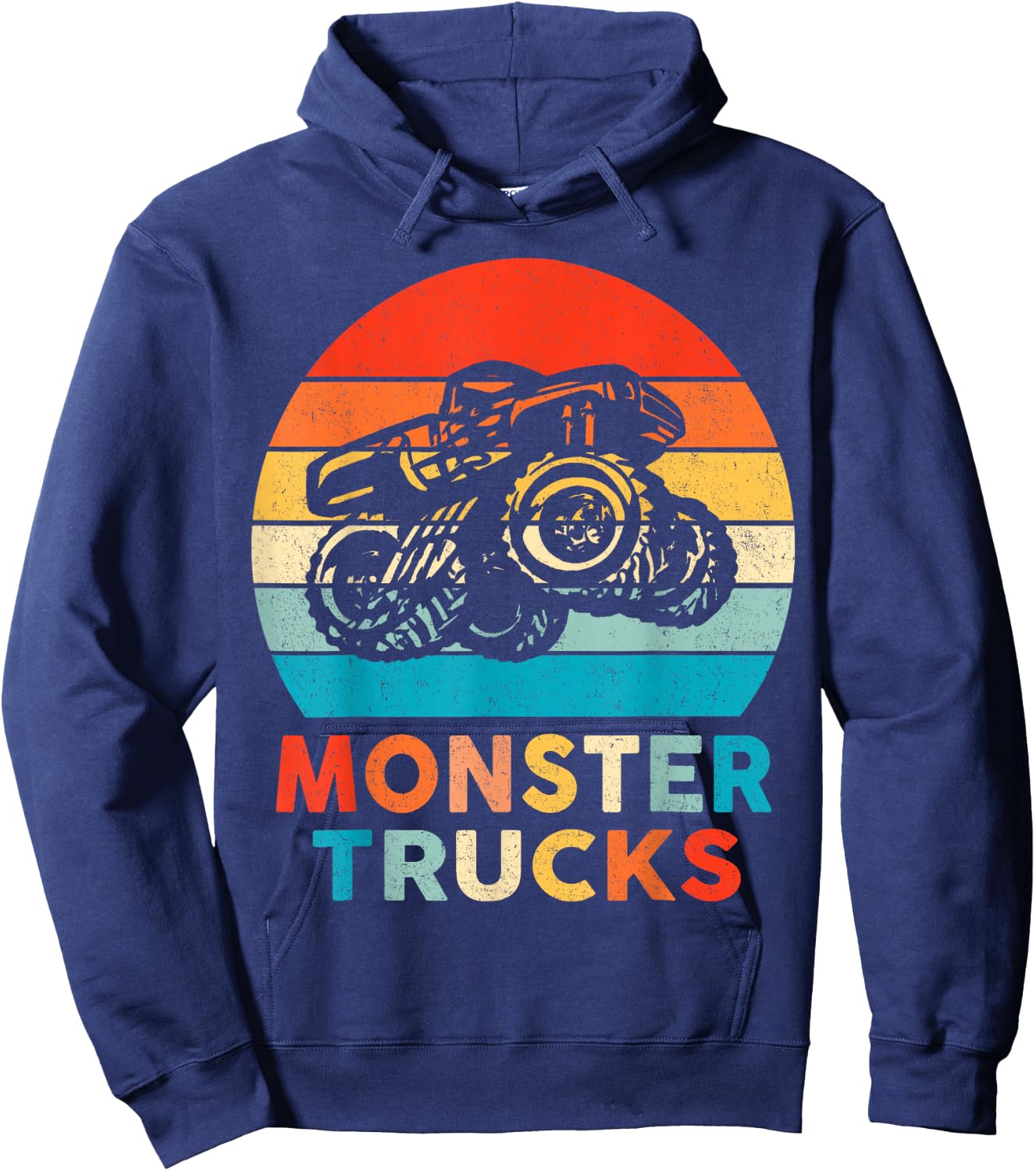 Monster Truck for Toddlers Youth & Adults Hoodie - Hoodie | Navy