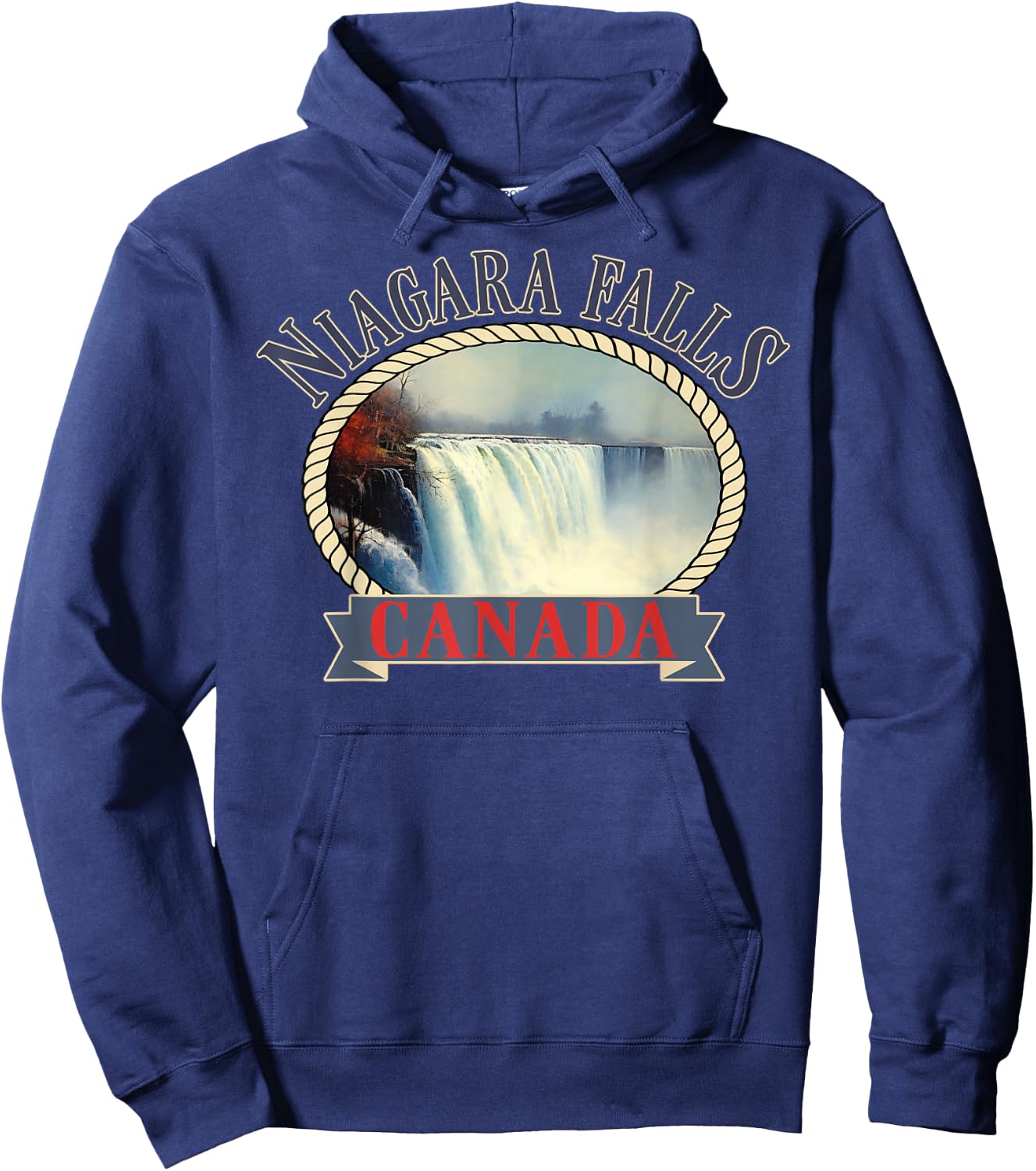 Niagara Falls Canada USA Nature river Hoodie - Hoodie | Navy