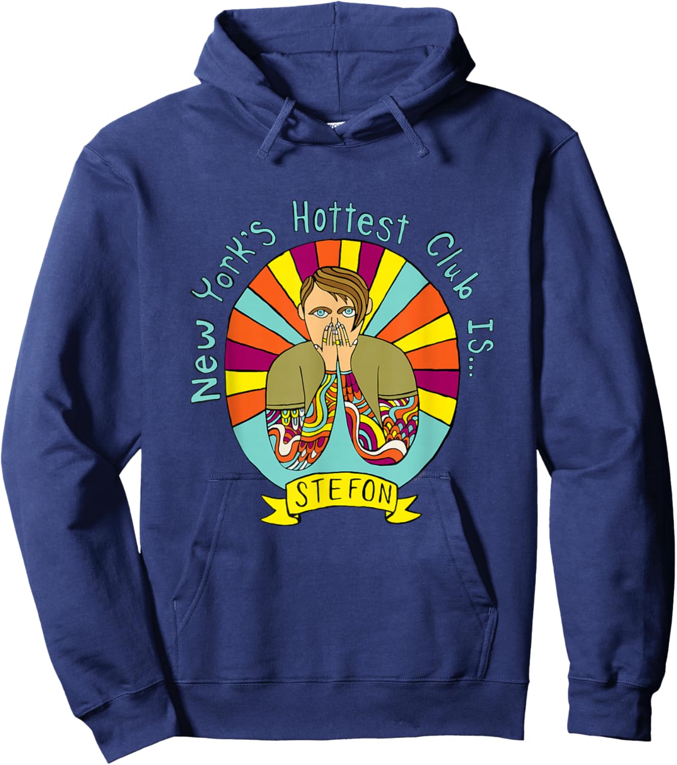 Saturday Night Live Stefon New Yorks' Hottest Hoodie - Hoodie | Navy