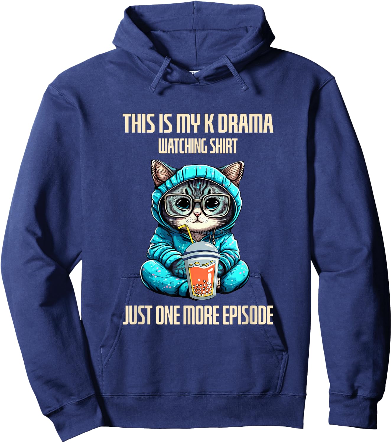 Korean Drama Kdrama Finger Heart Hoodie - Hoodie | Navy