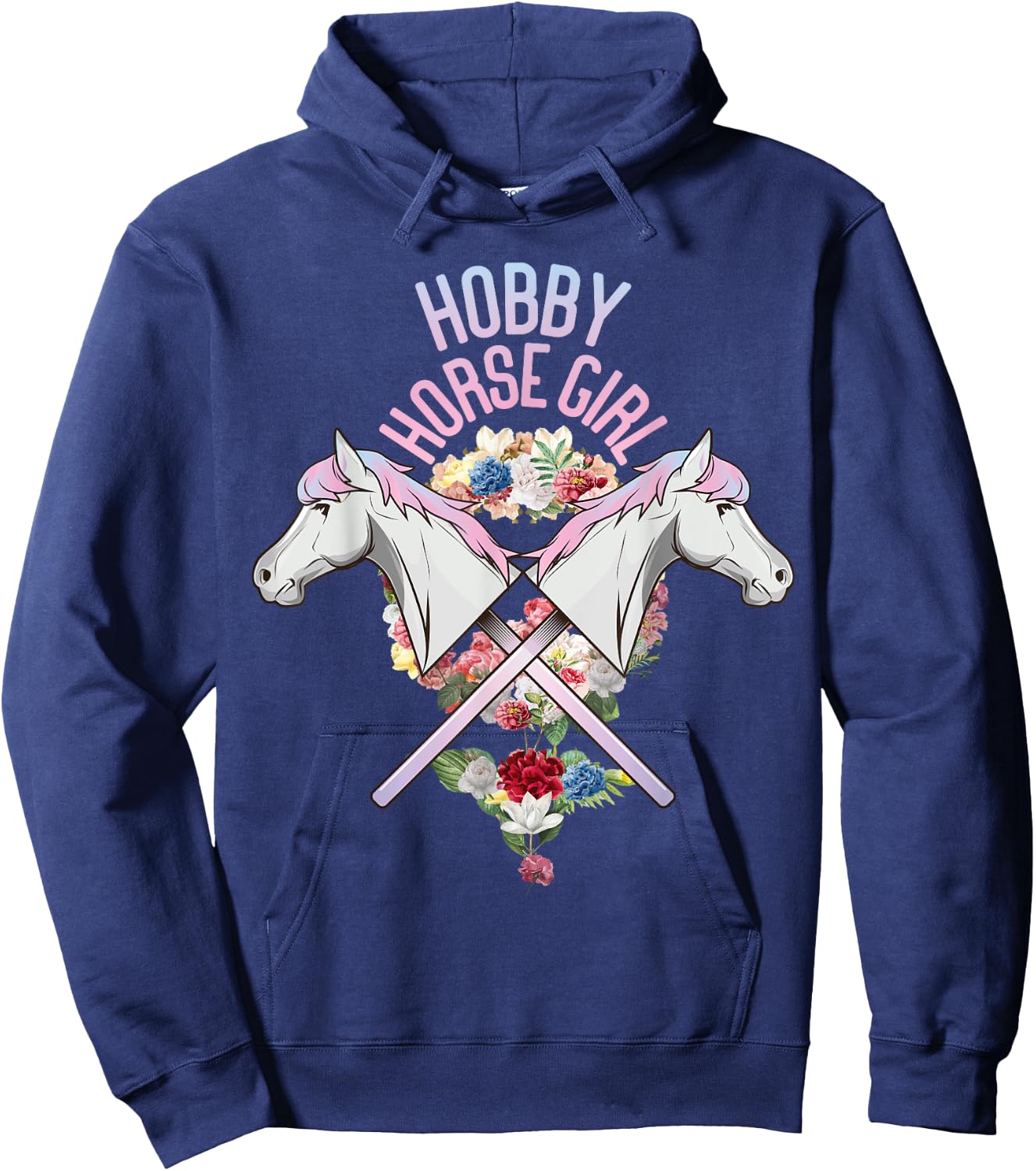 Hobby Horsing Girls' Horse Tournament Hoodie - Hoodie | Navy