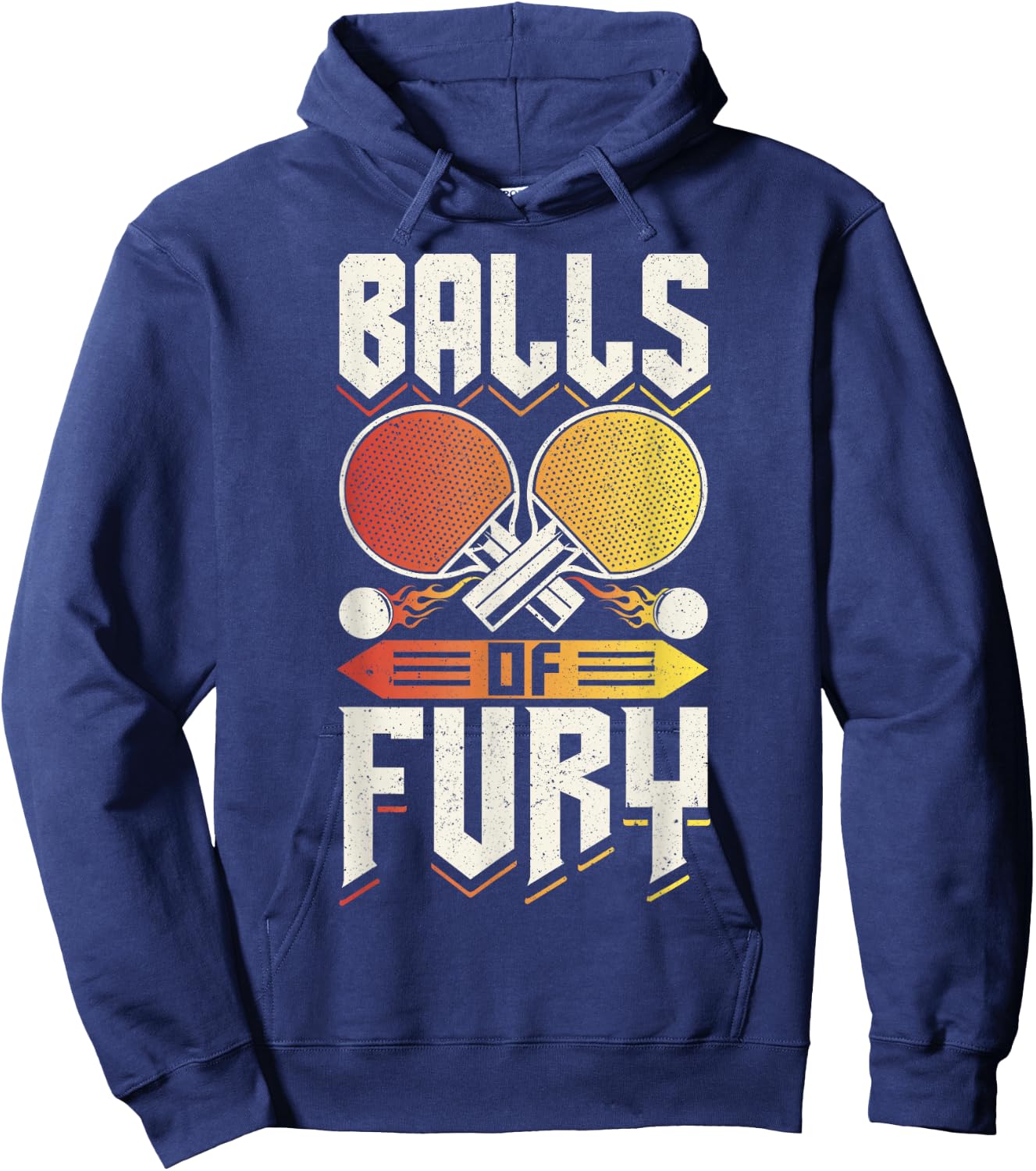 Fury Table Tennis Balls Hoodie - Hoodie | Navy
