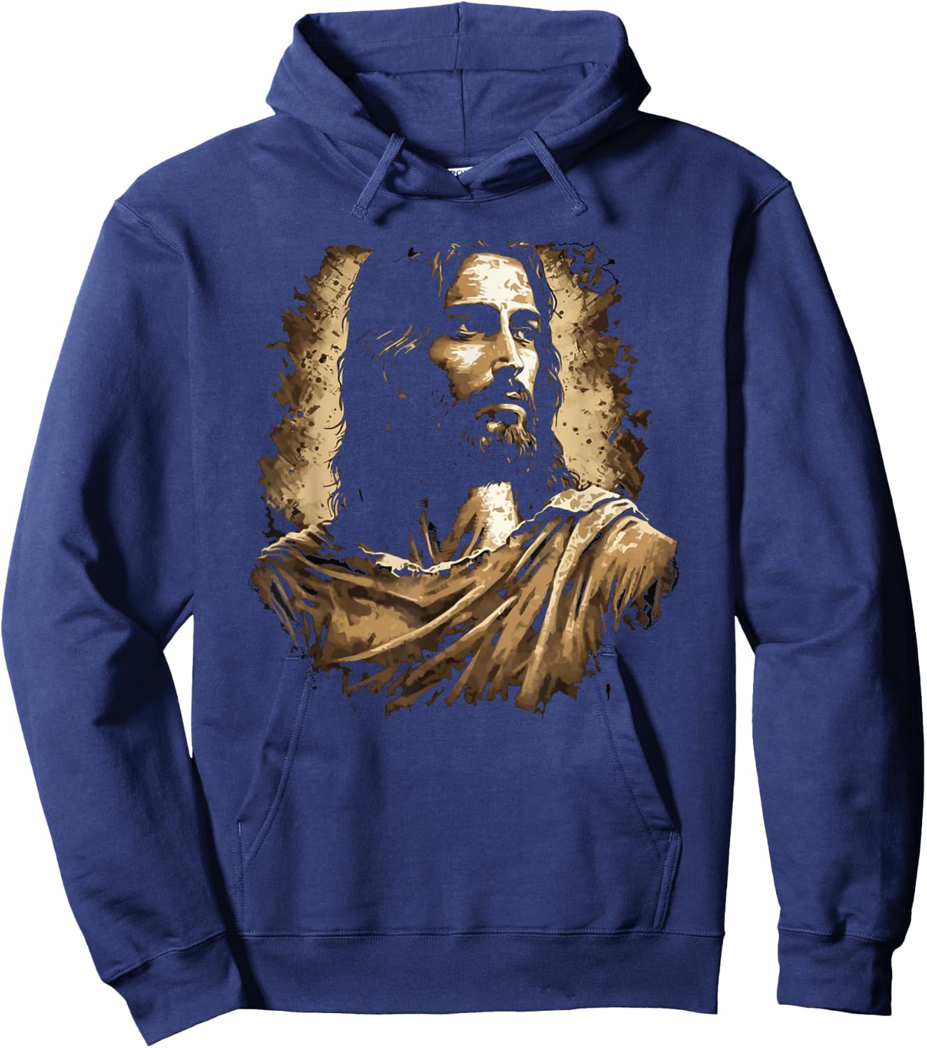 Jesus Christ Portrait Hoodie - Hoodie | Navy