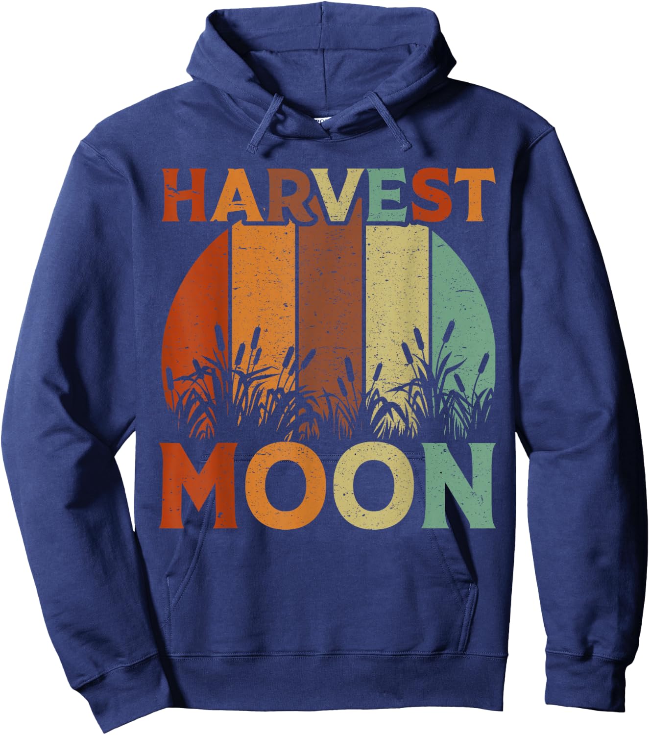 Vintage Harvest Moon Shirts, Autumn Fall Hoodie - Hoodie | Navy