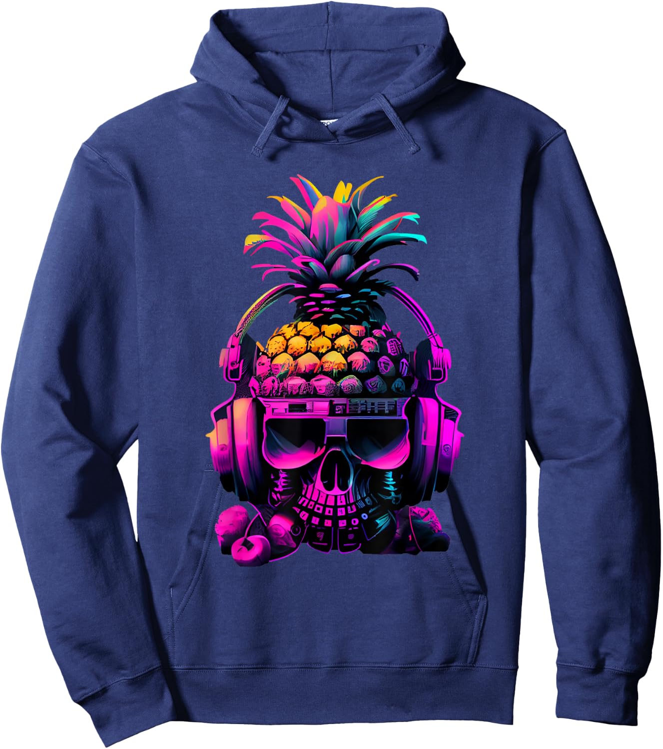 EDM Music Rave Festival Techno Hoodie - Hoodie | Navy