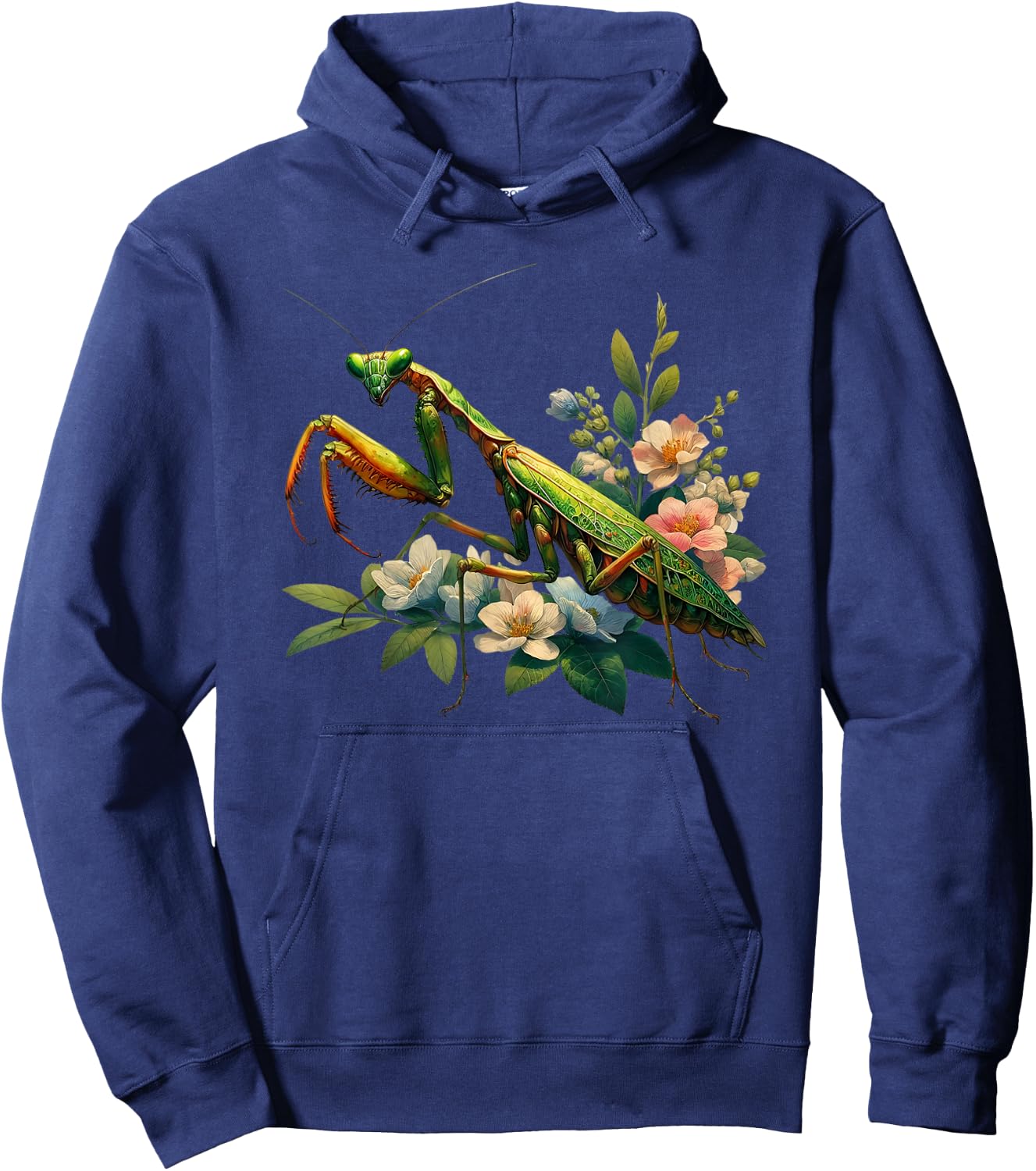 Beautiful Insect Art - Praying Mantis Hoodie - Hoodie | Navy