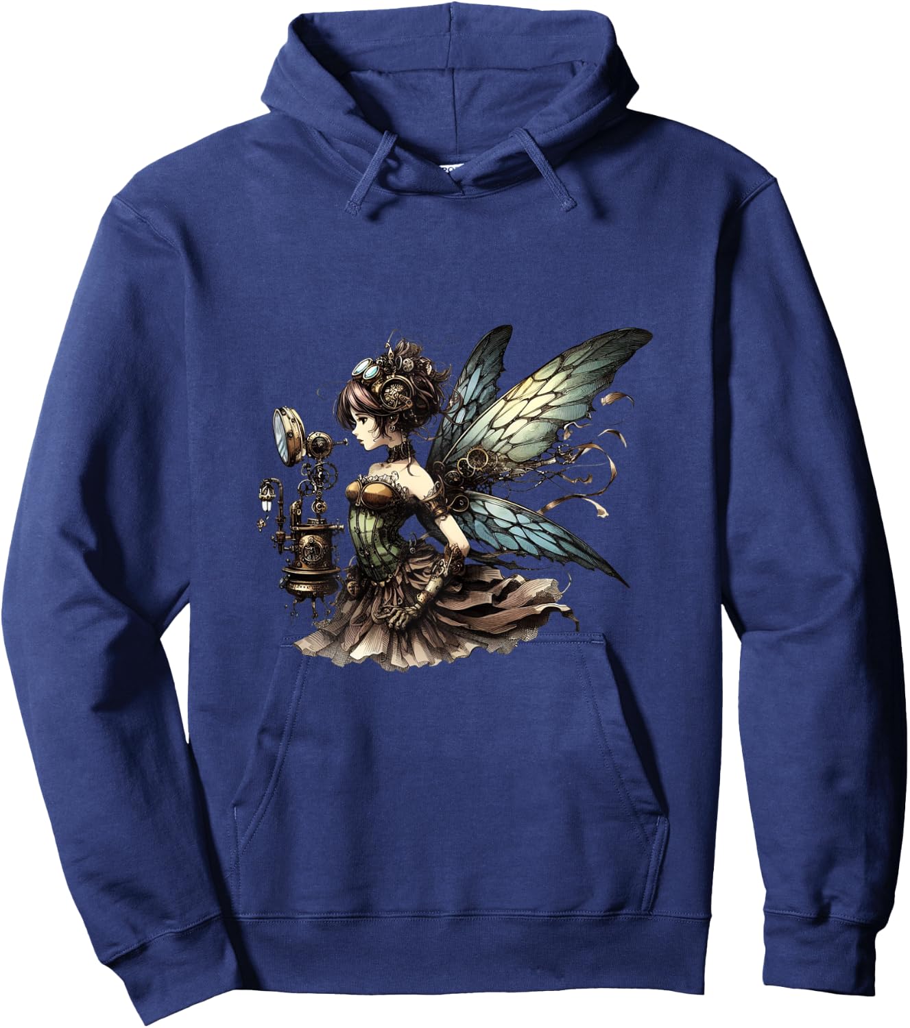 Gorgeous Steampunk Fairy Hoodie - Hoodie | Navy