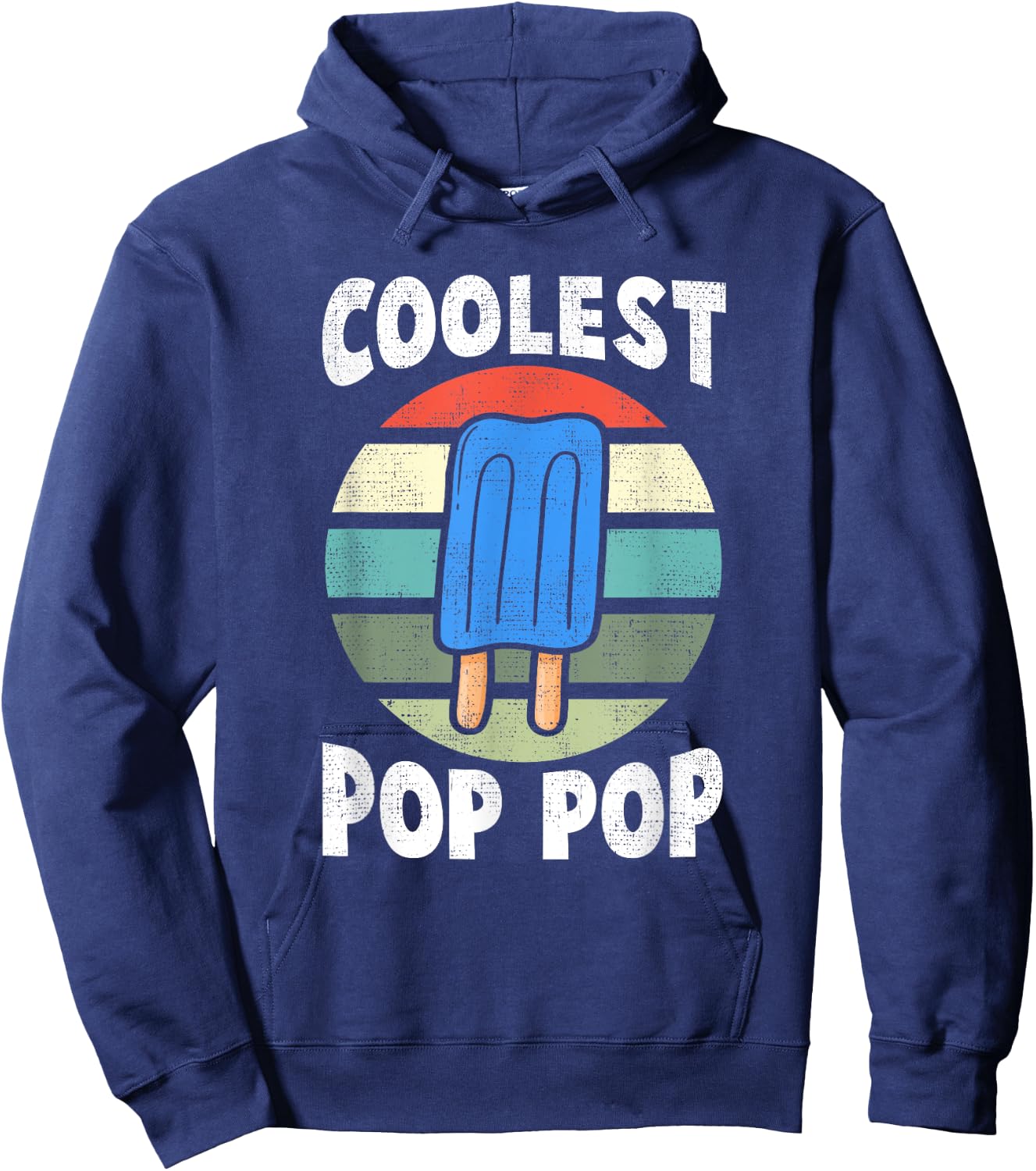 Funny Coolest Pop Pop - Ice Cream Women Hoodie - Hoodie | Navy
