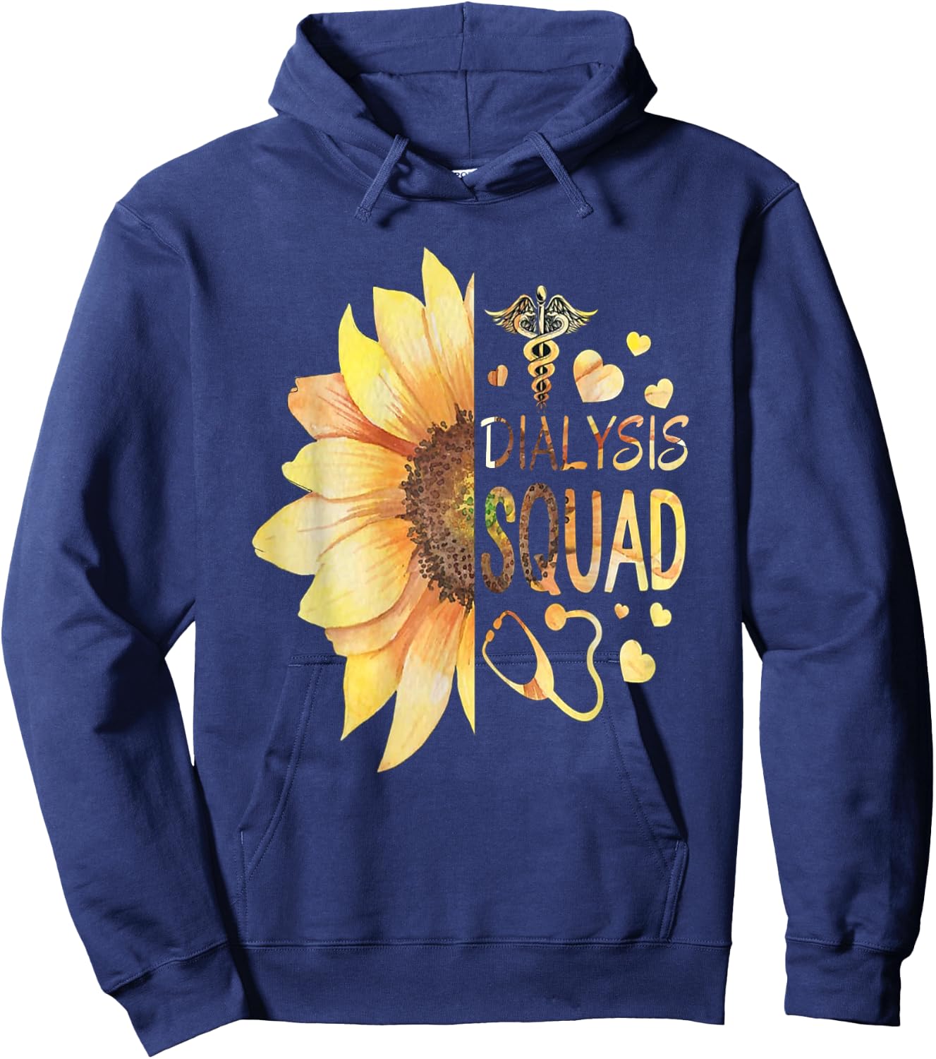 Dialysis Technician Nephrology Kidney Nurse Hoodie - Hoodie | Navy