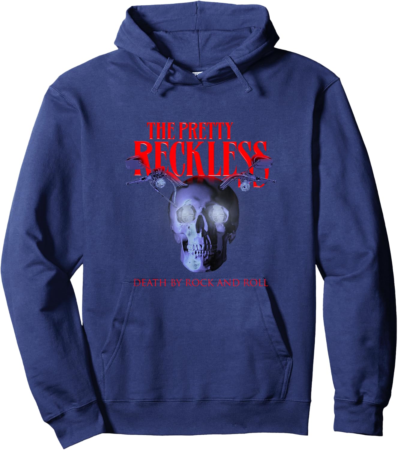 The Pretty Reckless - Skull Cycle Hoodie - Hoodie | Navy