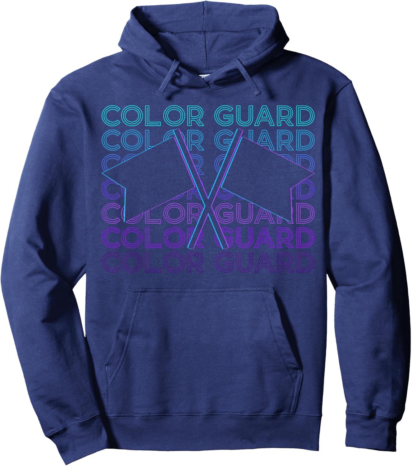 Color Guard Colour Guard Retro Hoodie - Hoodie | Navy
