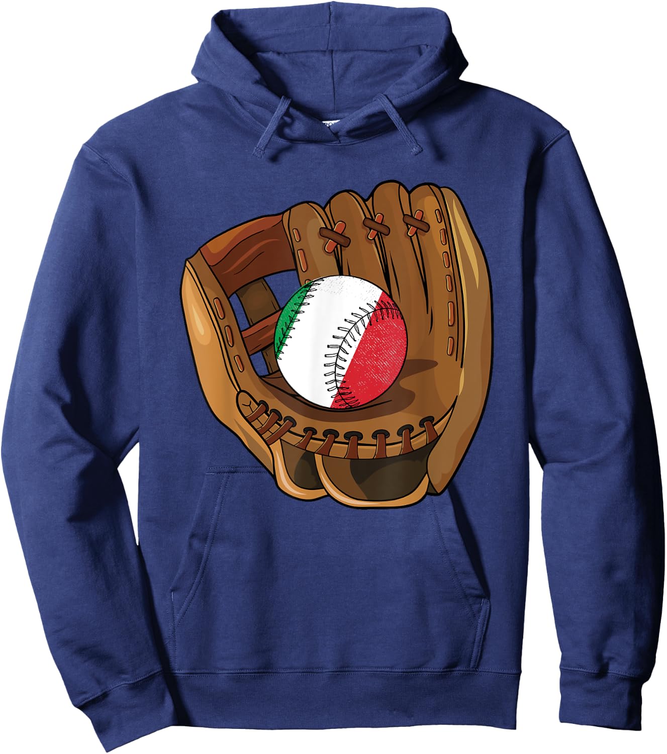Italian Baseball Sport Italy Baseball Hoodie - Hoodie | Navy