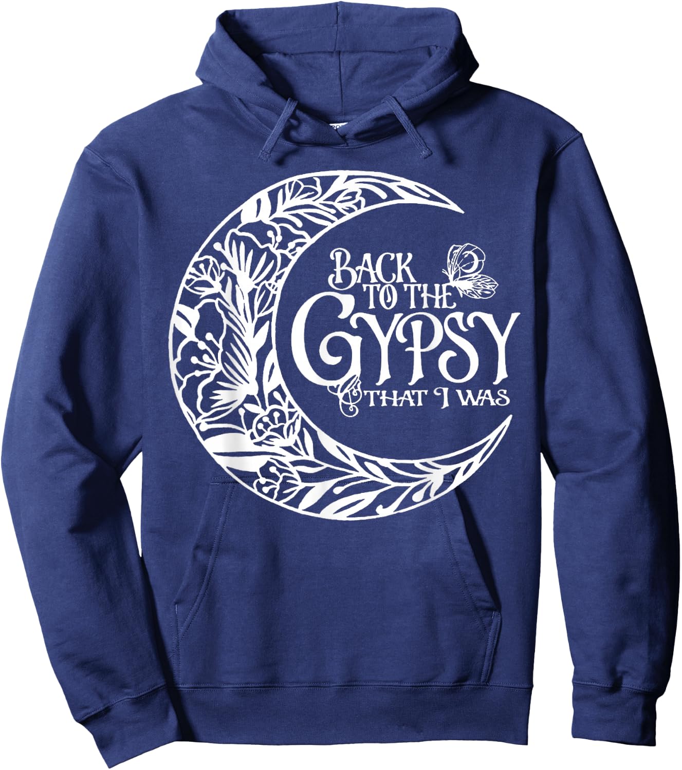 Back To The Gypsy That I Was Hoodie - Hoodie | Navy
