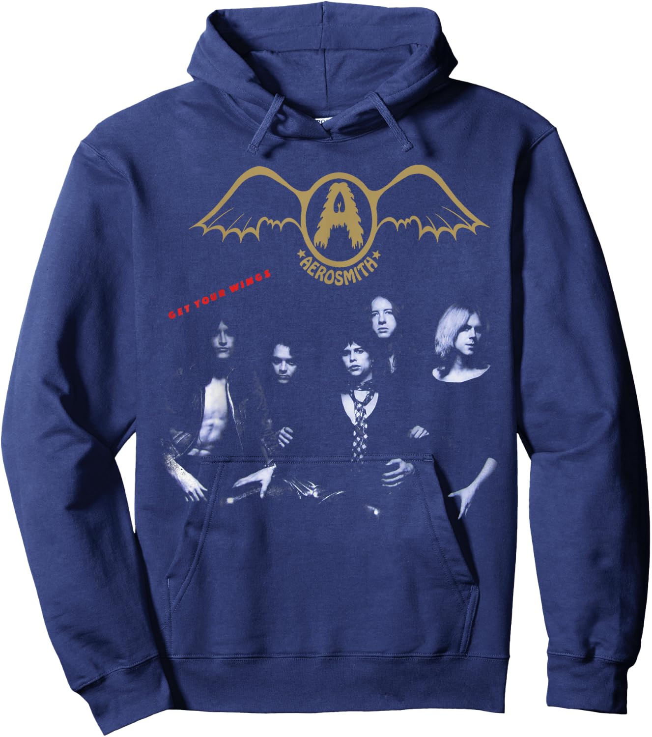 Aerosmith - Get Your Wings Hoodie - Hoodie | Navy