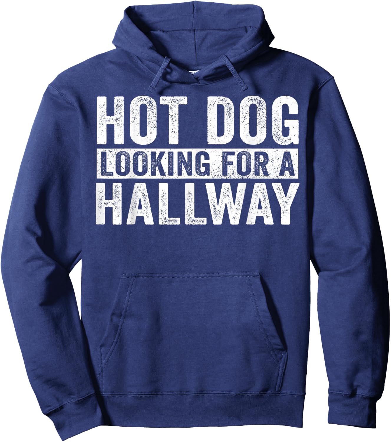 Hot Dog Looking For A Hallway Hoodie - Hoodie | Navy
