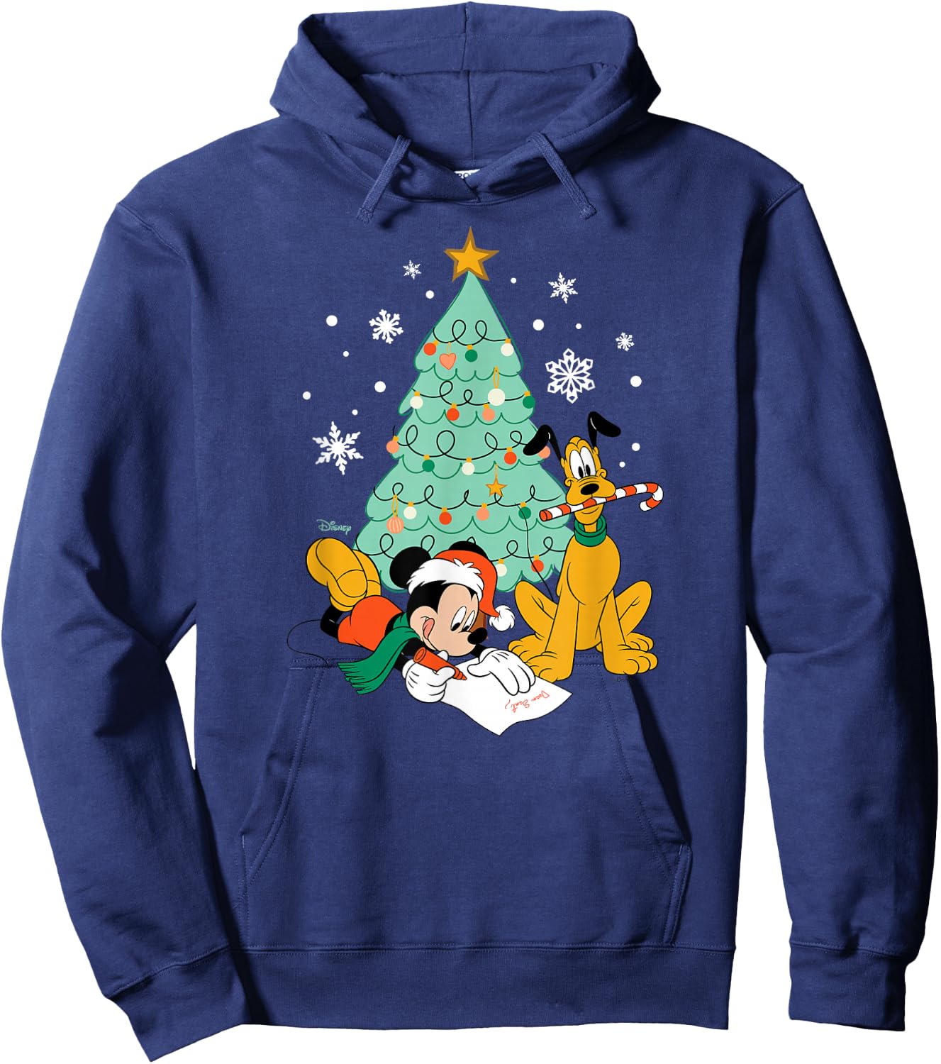 Mickey & Pluto - XMAS Tree Hoodie - Hoodie | Navy