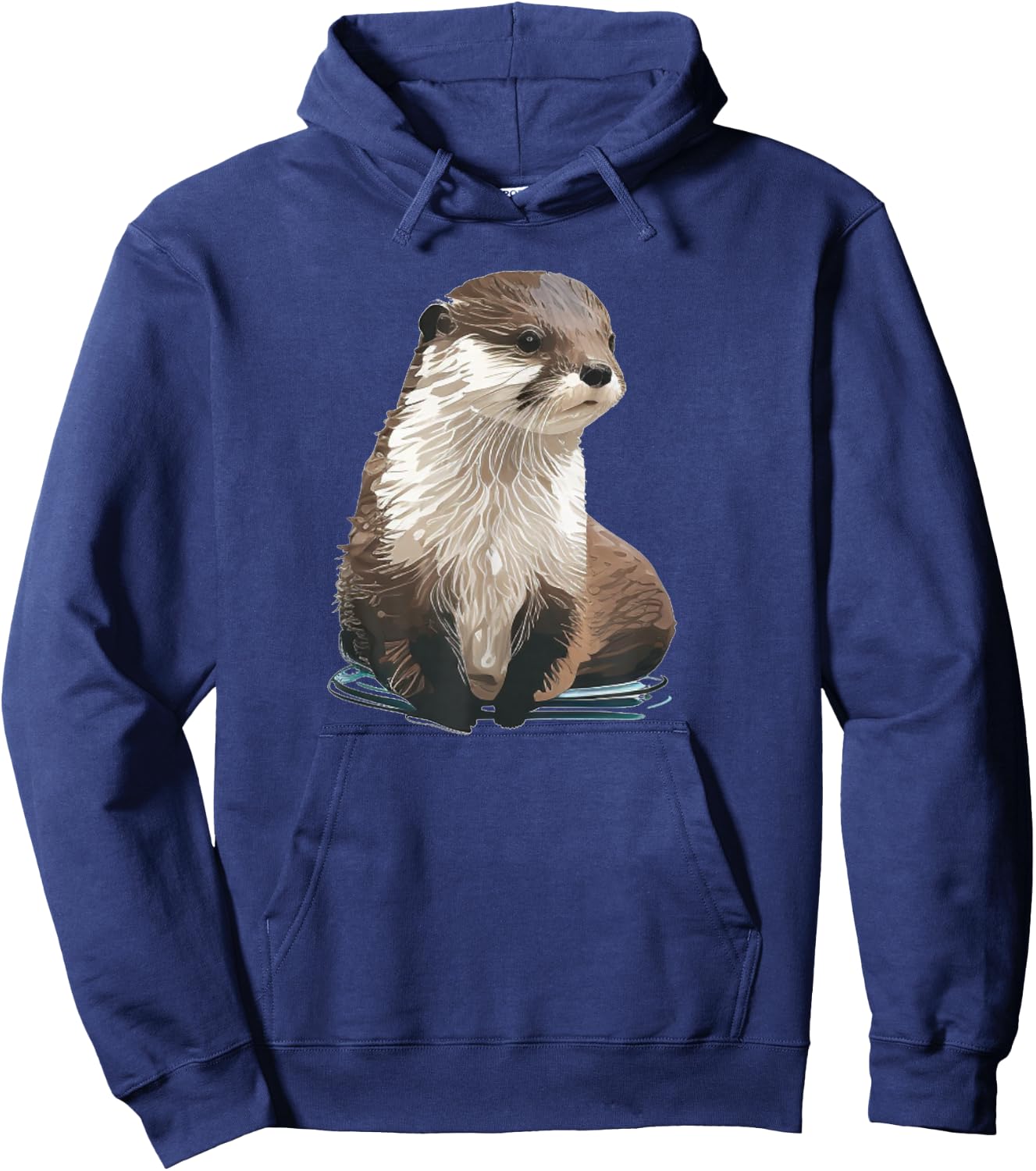 Cute Otter Face for Sea Otter Lovers Hoodie - Hoodie | Navy