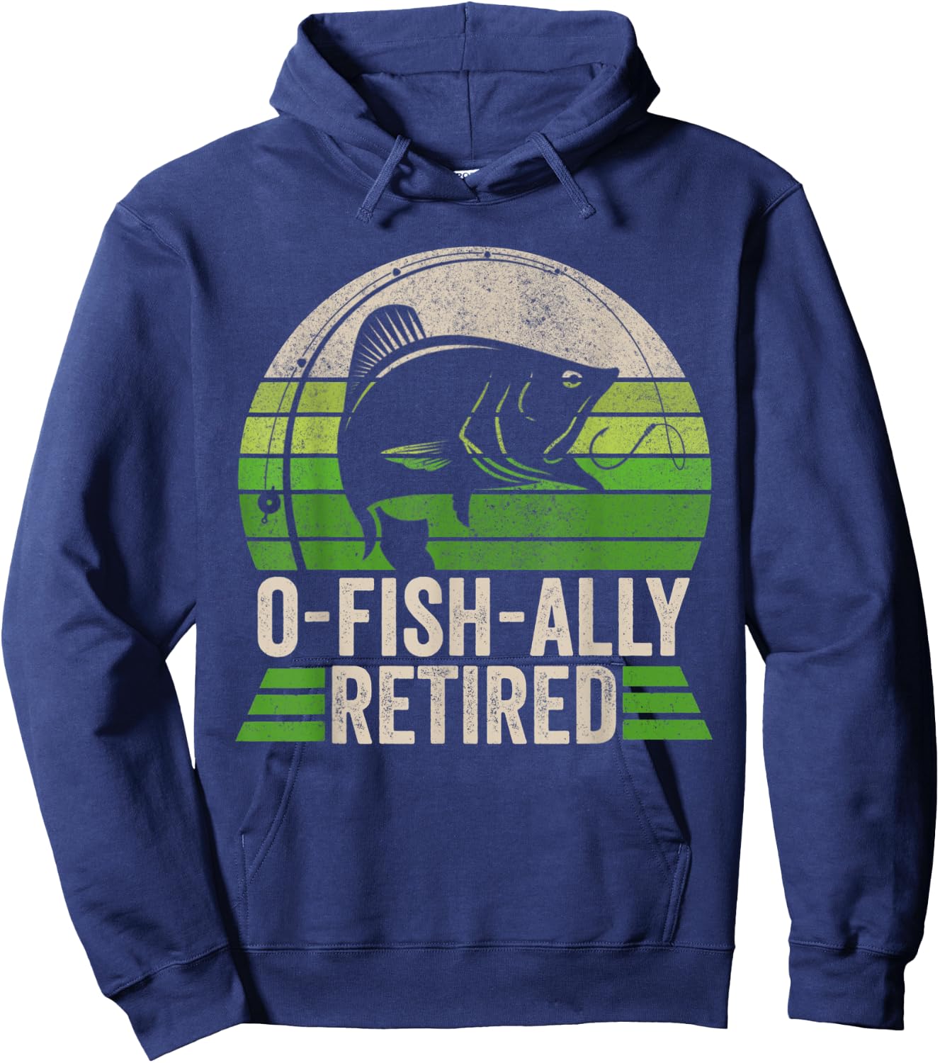 Retirement Fishing , Retired 2022 Fishing Hoodie - Hoodie | Navy