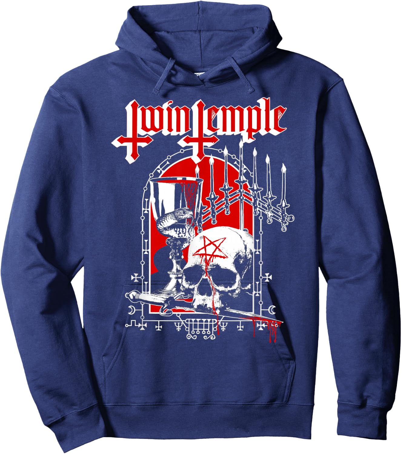 Twin Temple – Altar Hoodie - Hoodie | Navy