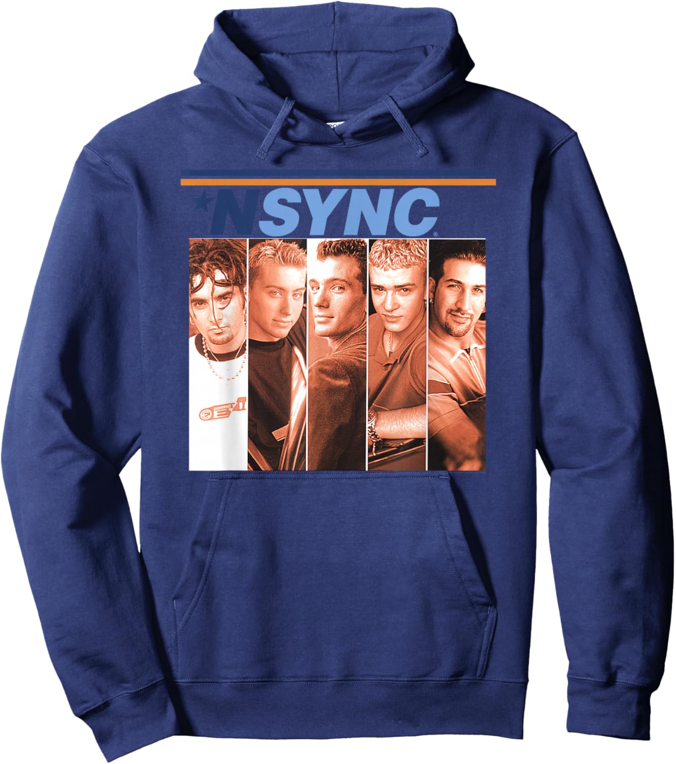 NSYNC Official 'NSYNC Debut Album Cover Hoodie - Hoodie | Navy