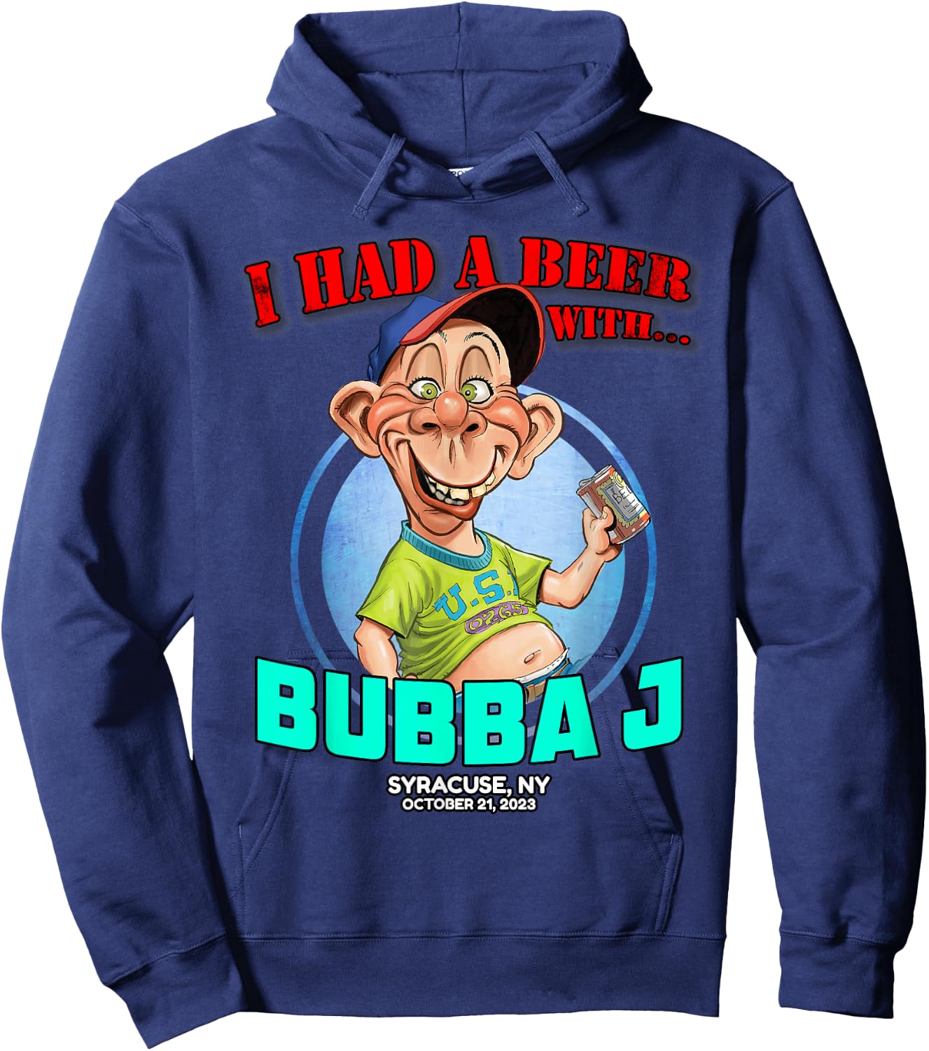 Bubba J Syracuse, NY (2023) Hoodie - Hoodie | Navy